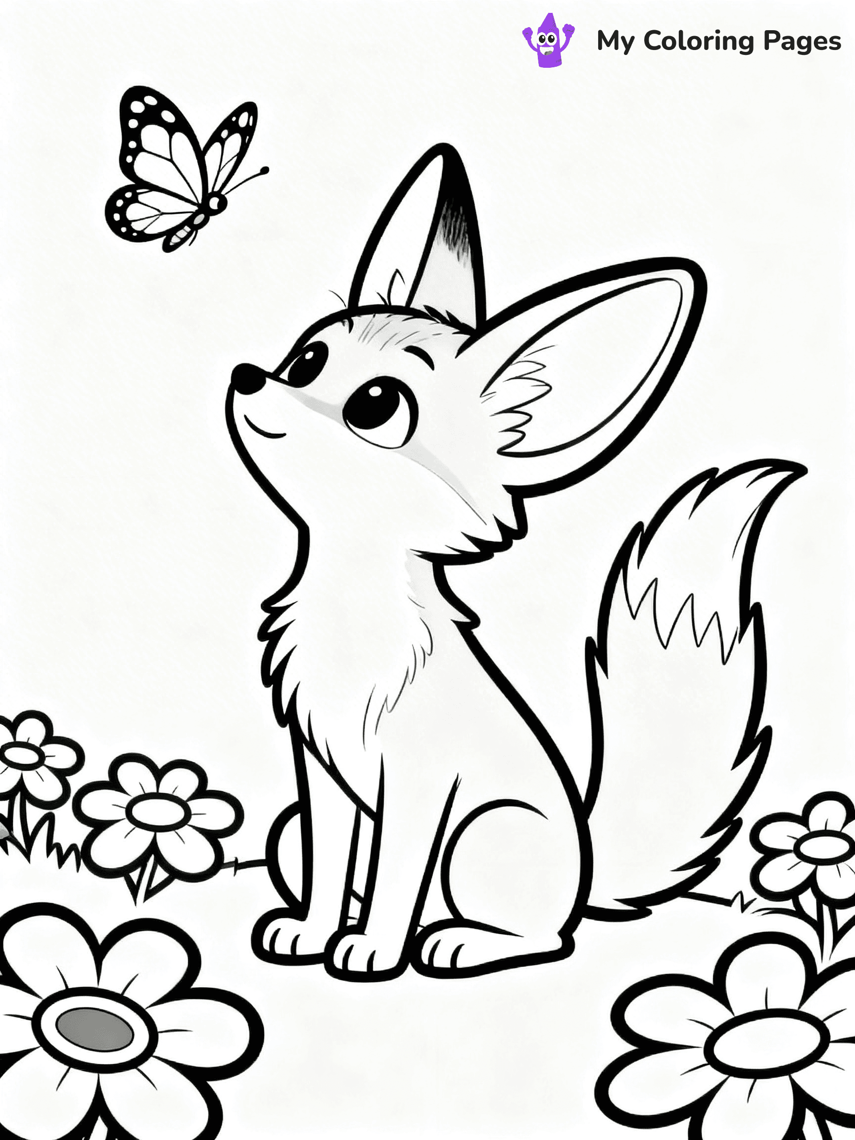 Fennec Fox Coloring Pages - 3