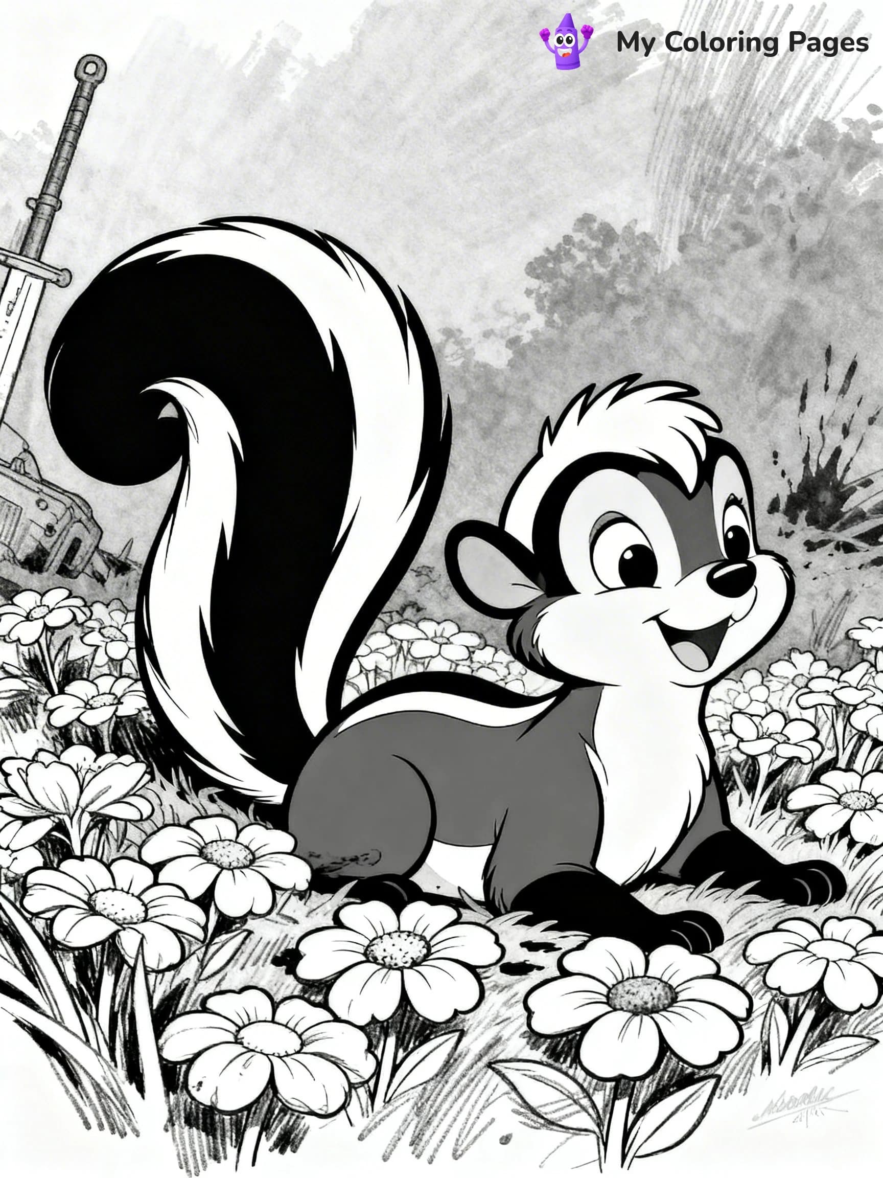 Bambi Coloring Pages - 2