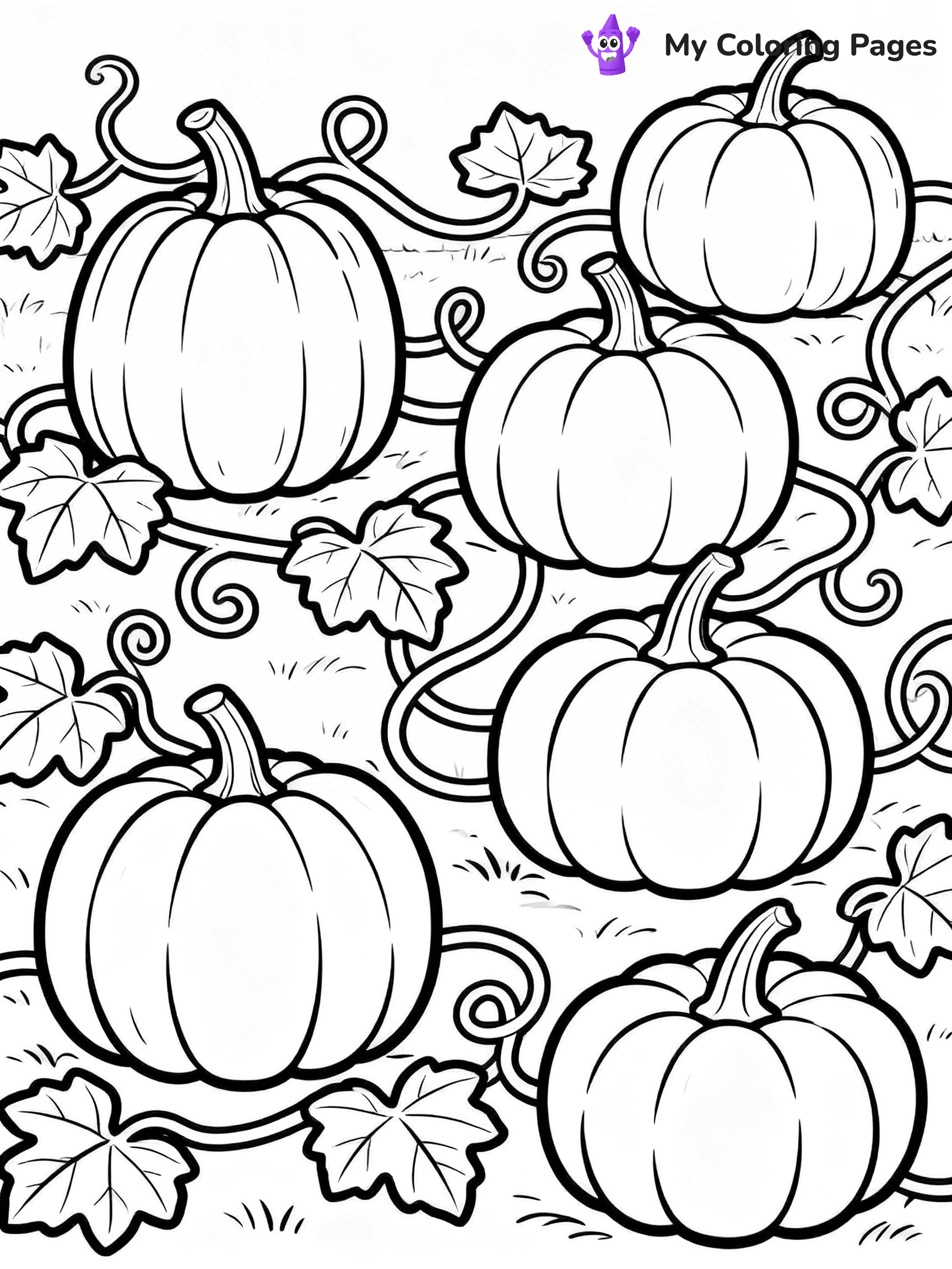 Autumn Coloring Pages - 246