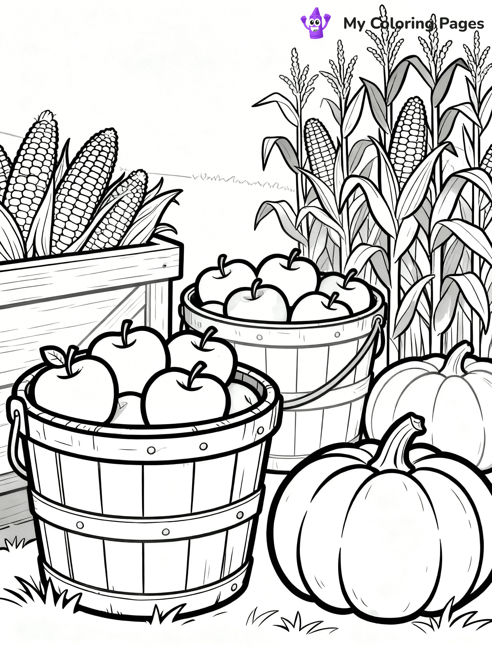 Autumn Coloring Pages - 243