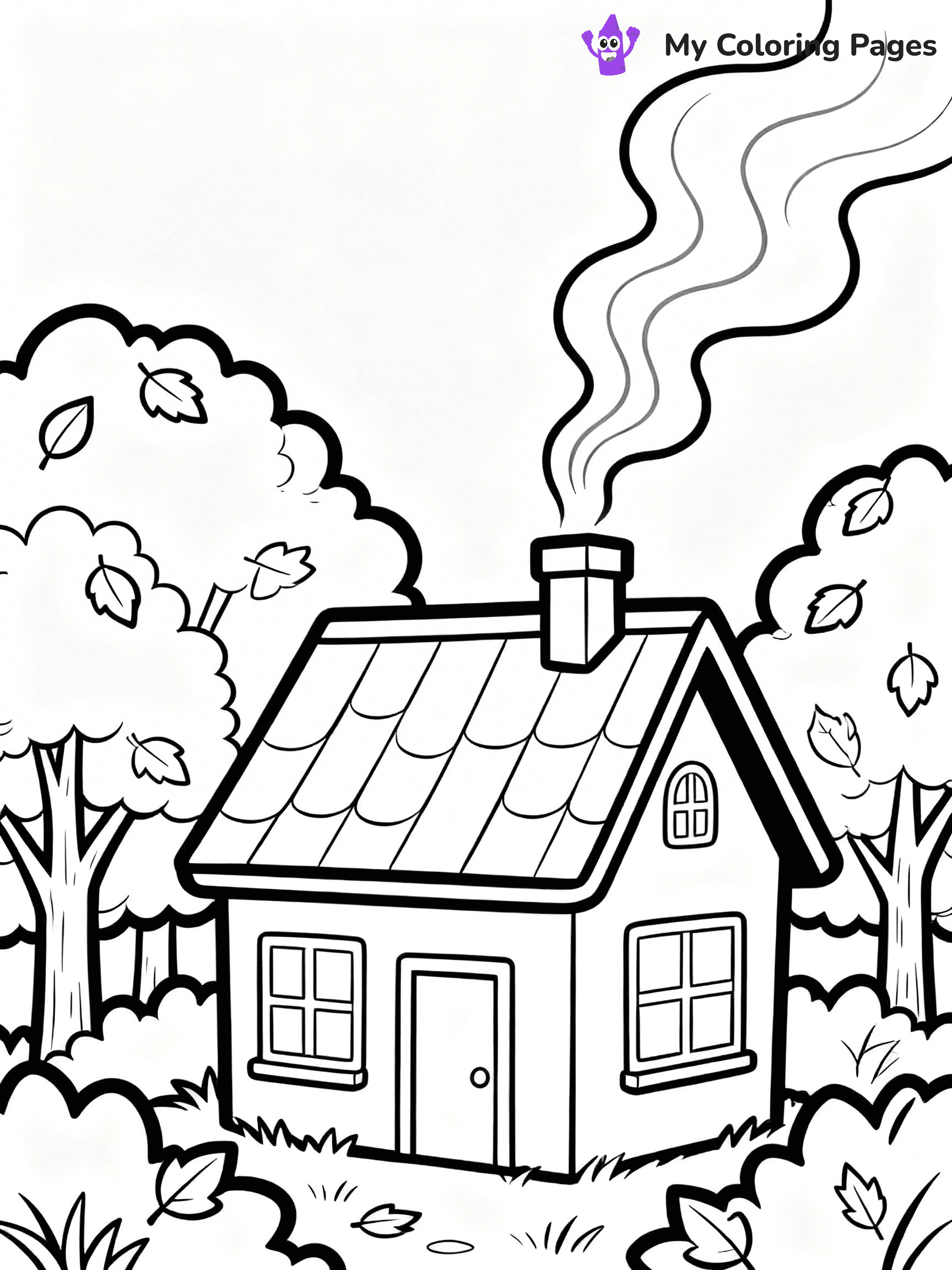 Autumn Coloring Pages - 224