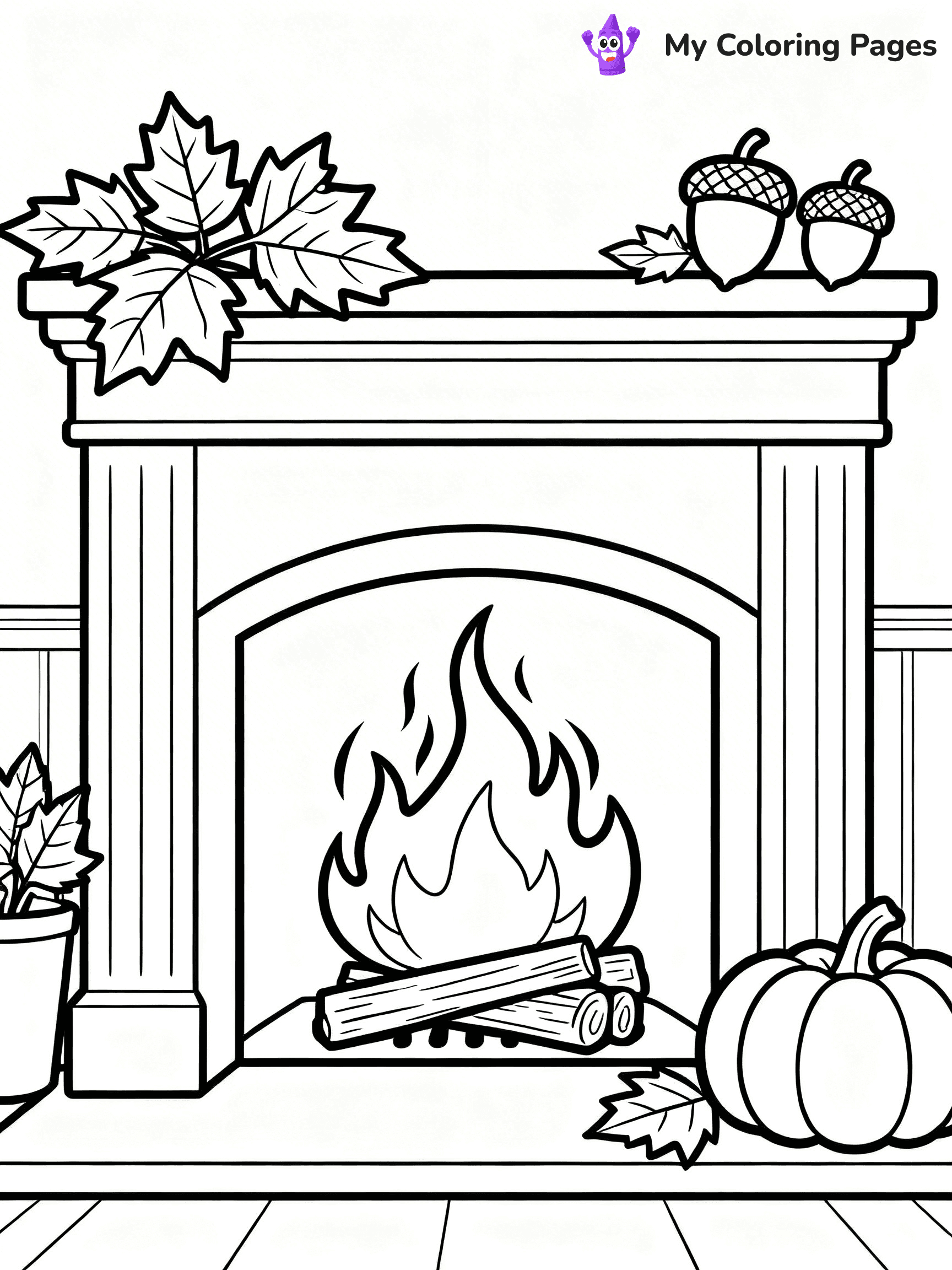 Autumn Coloring Pages - 145