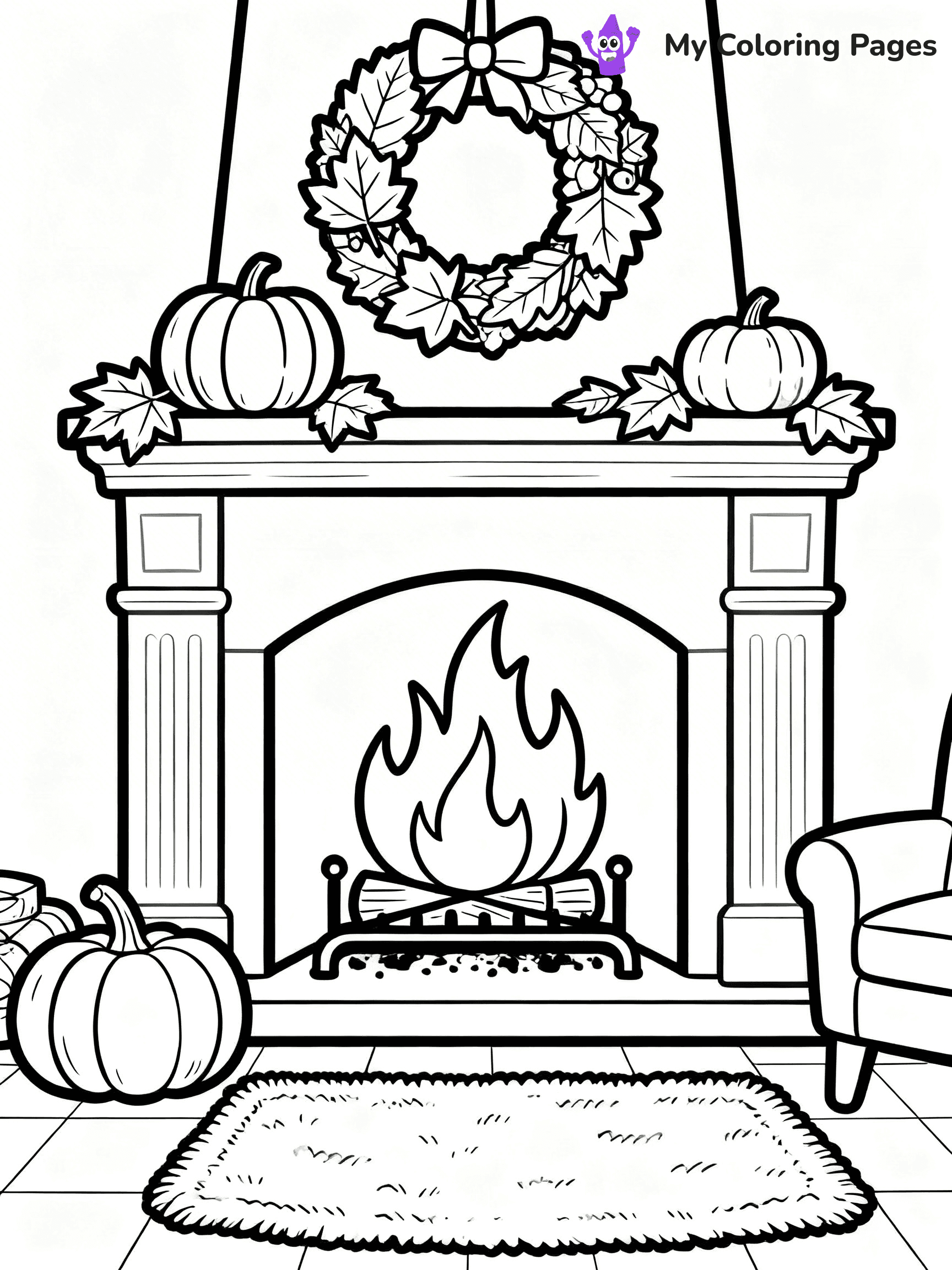Autumn Coloring Pages - 140
