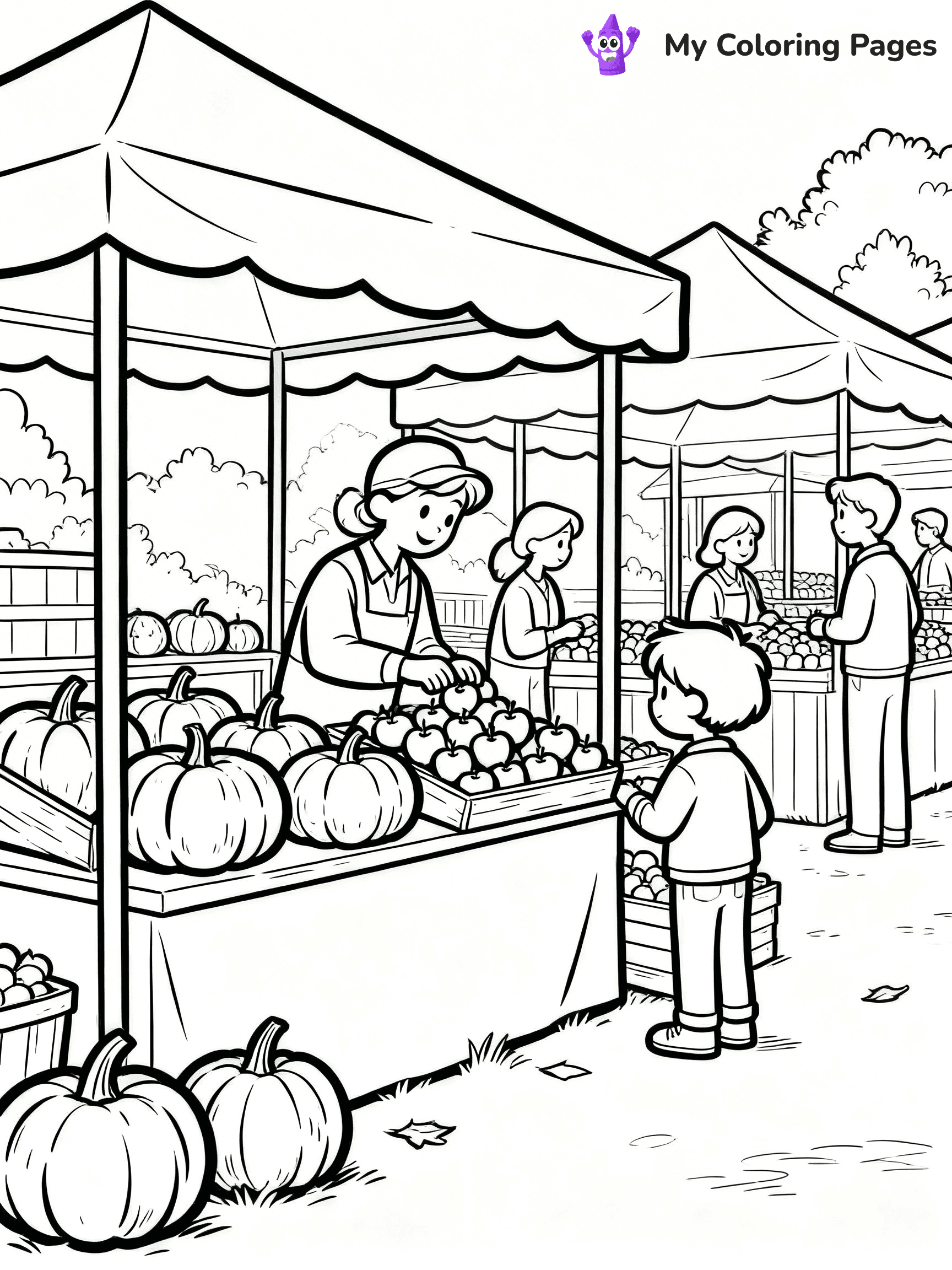 Autumn Coloring Pages - 88