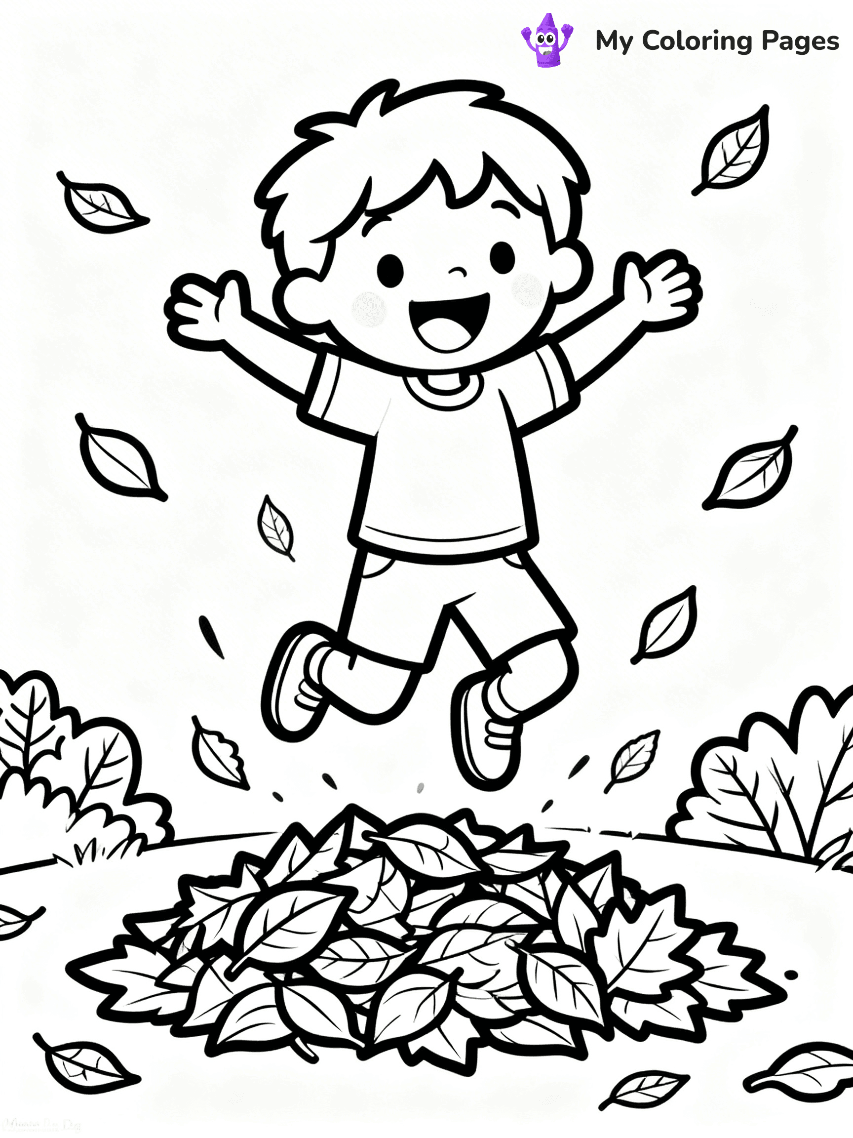 Autumn Coloring Pages - 19