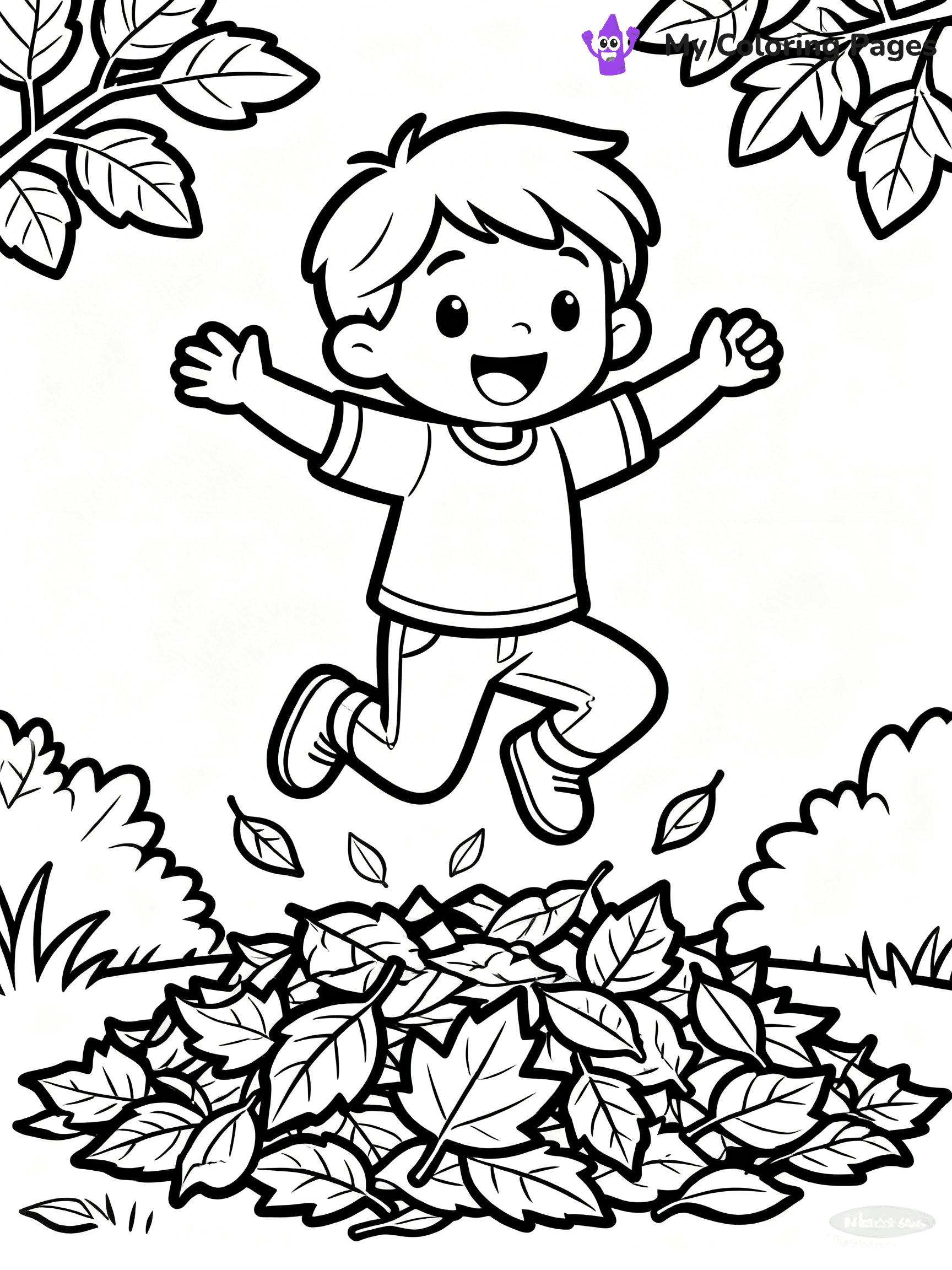 Autumn Coloring Pages - 16