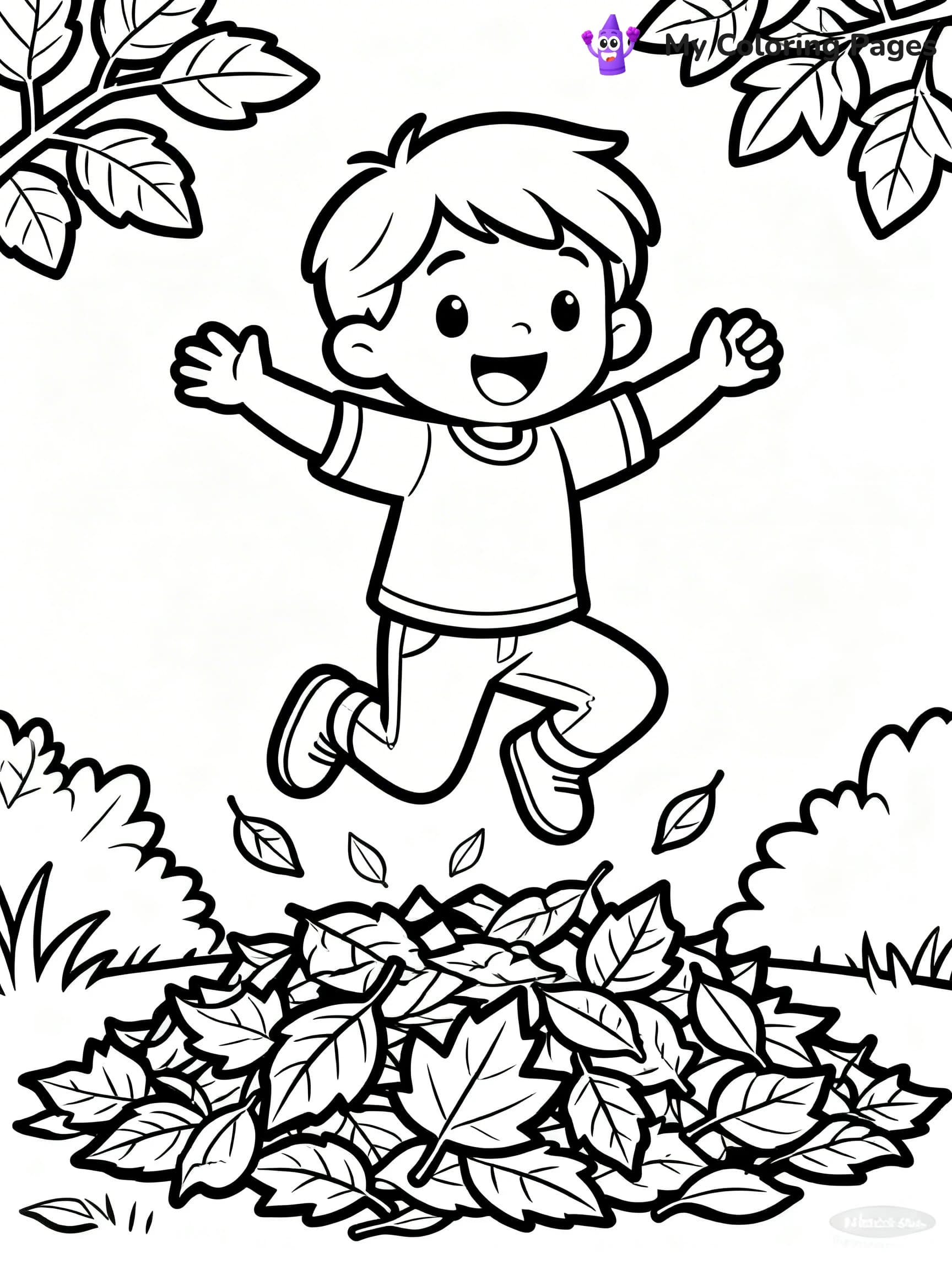 Autumn Coloring Pages - 16