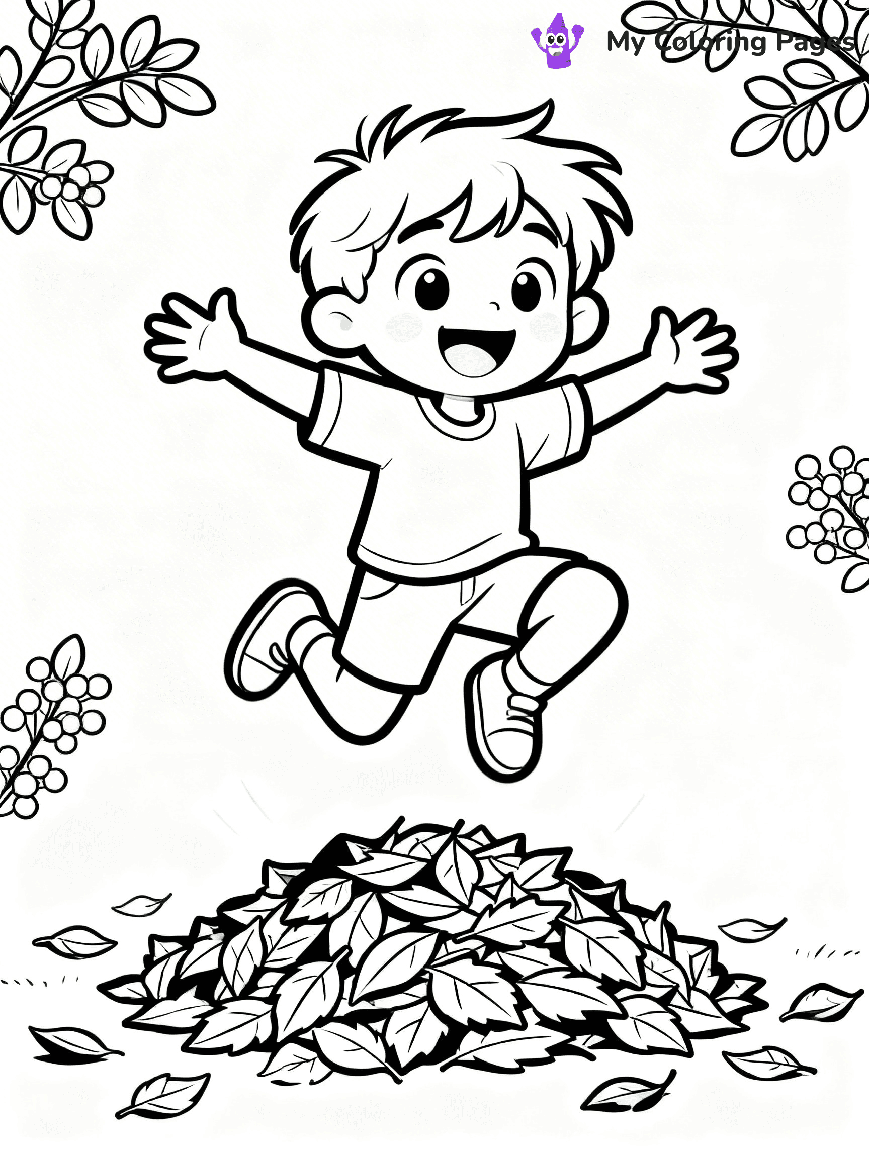 Autumn Coloring Pages - 15