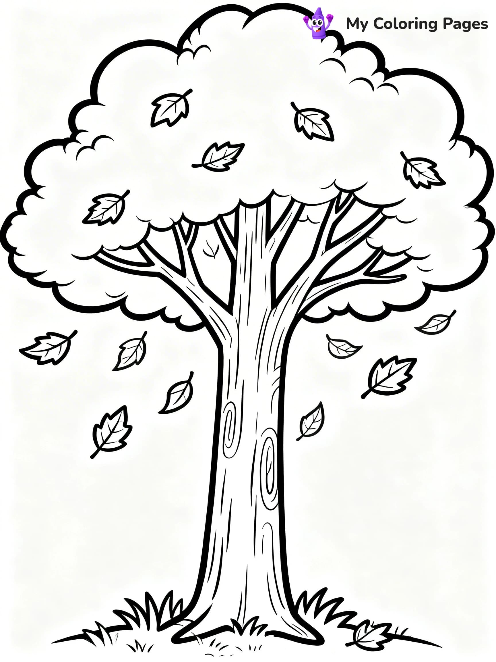 Autumn Coloring Pages - 12