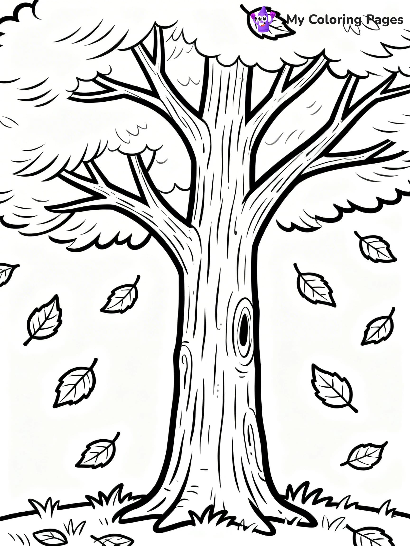 Autumn Coloring Pages - 9