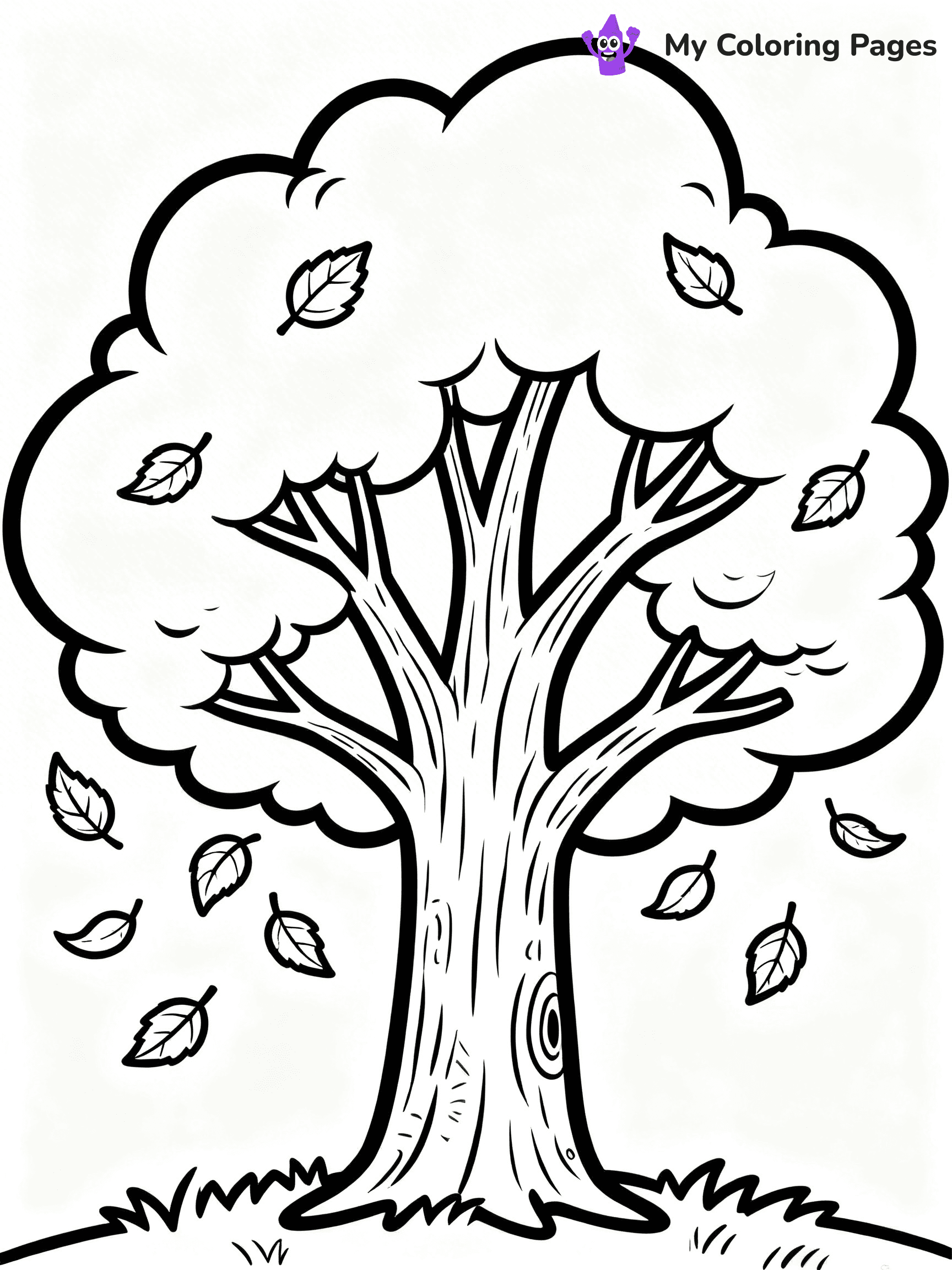 Autumn Coloring Pages - 8