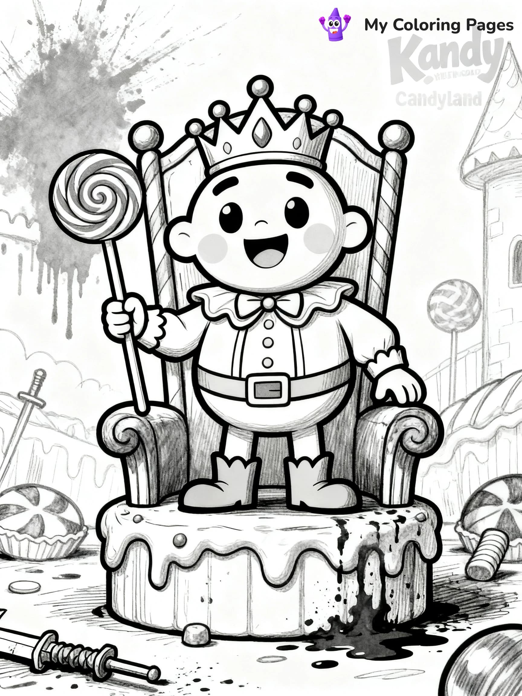 Candyland Coloring Pages - 15