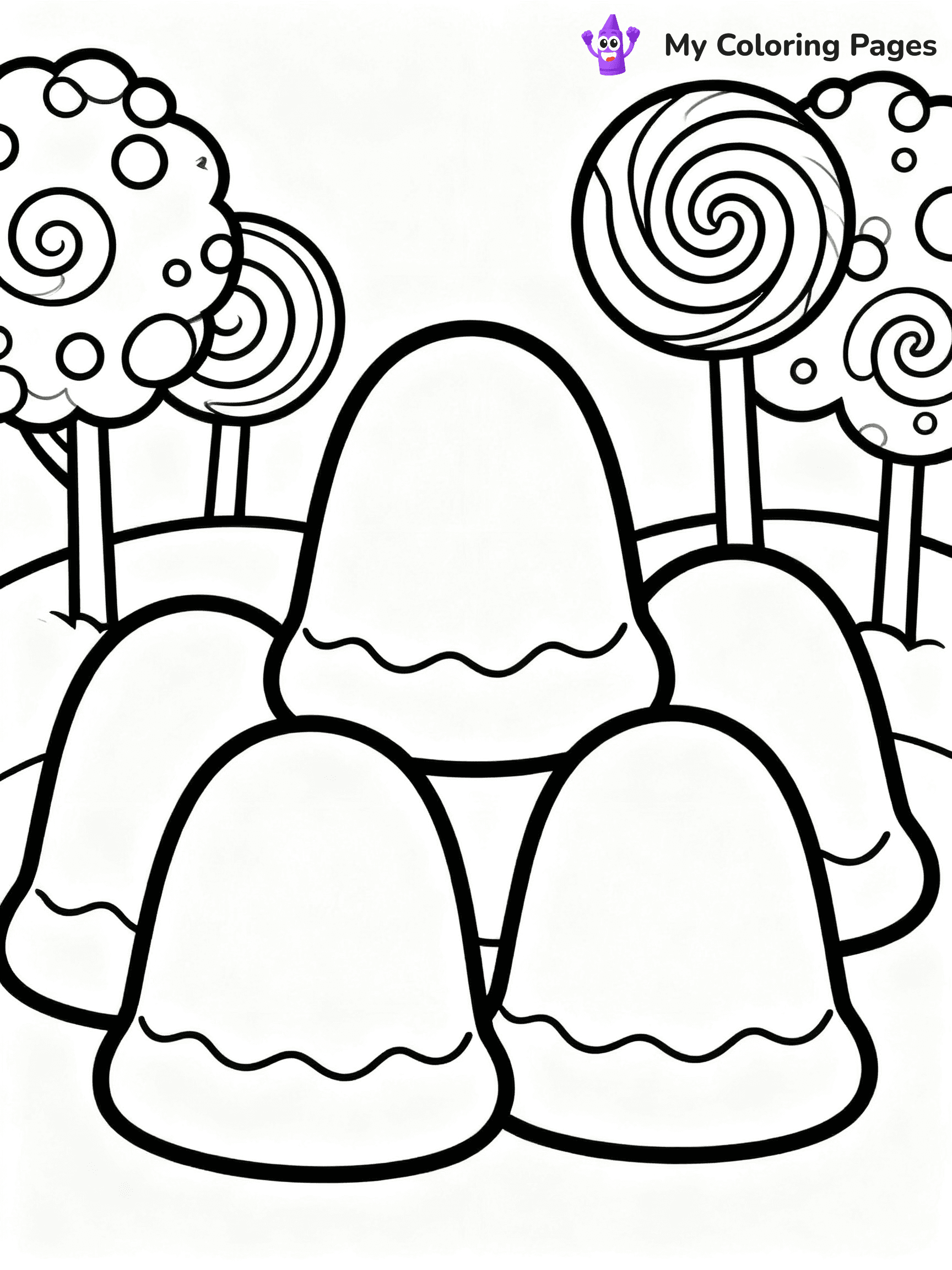 Candyland Coloring Pages - 14