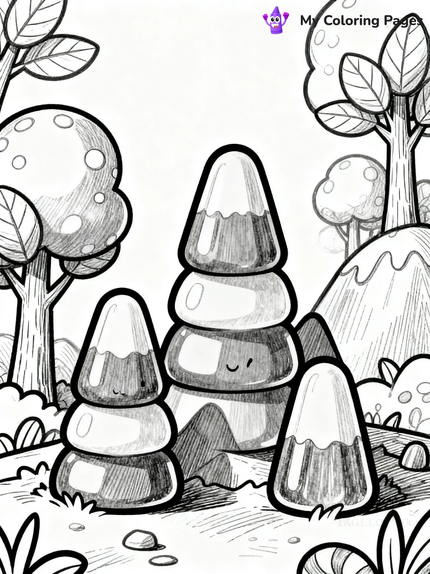 Candyland Coloring Pages - 13