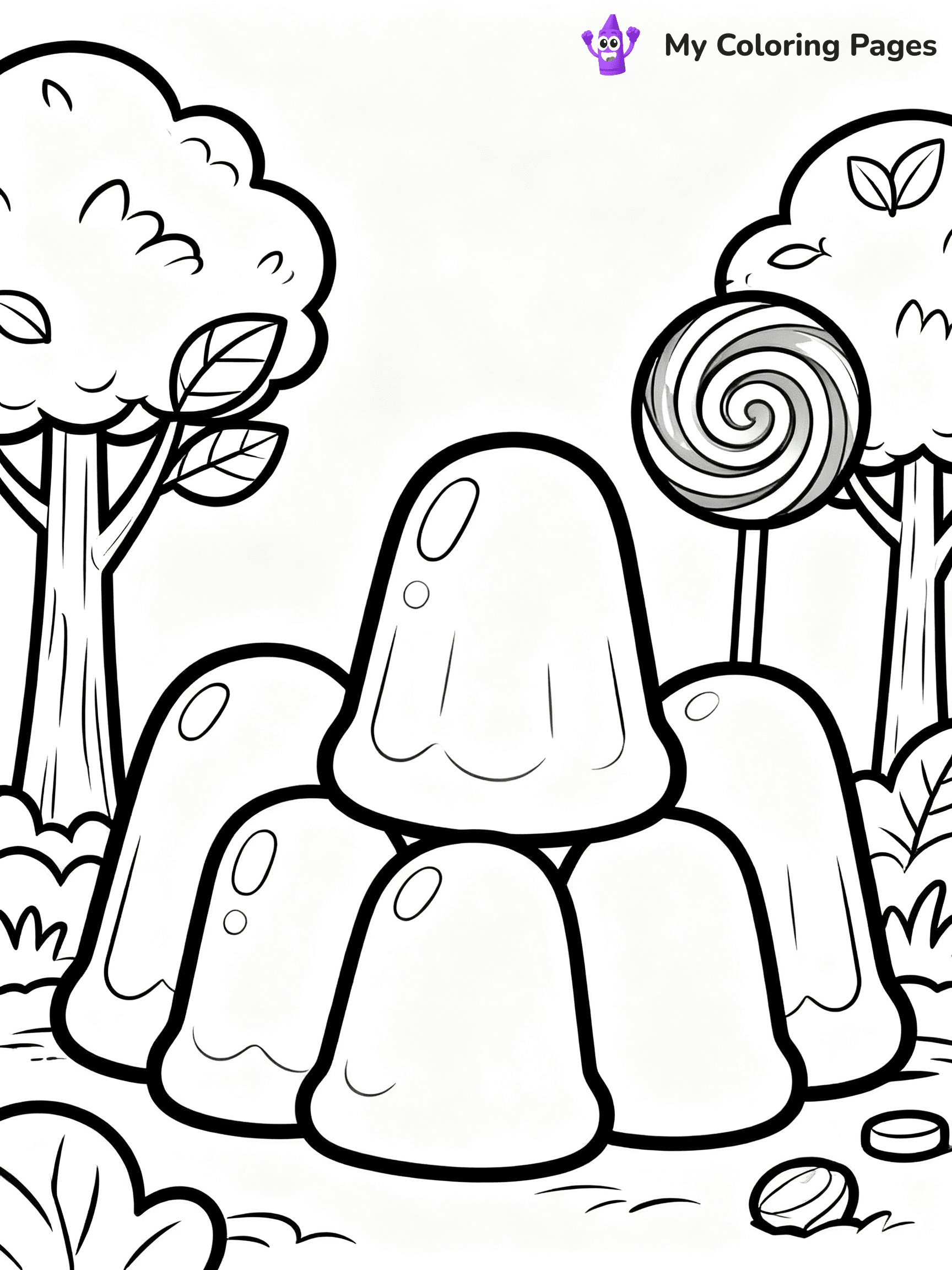 Candyland Coloring Pages - 10