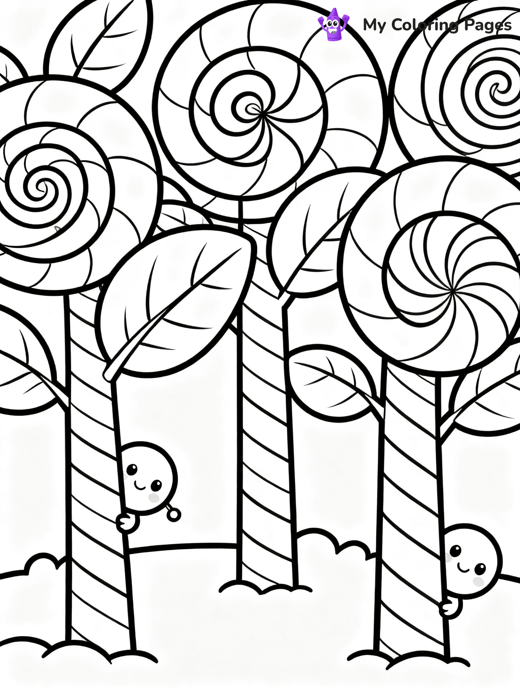 Candyland Coloring Pages - 8