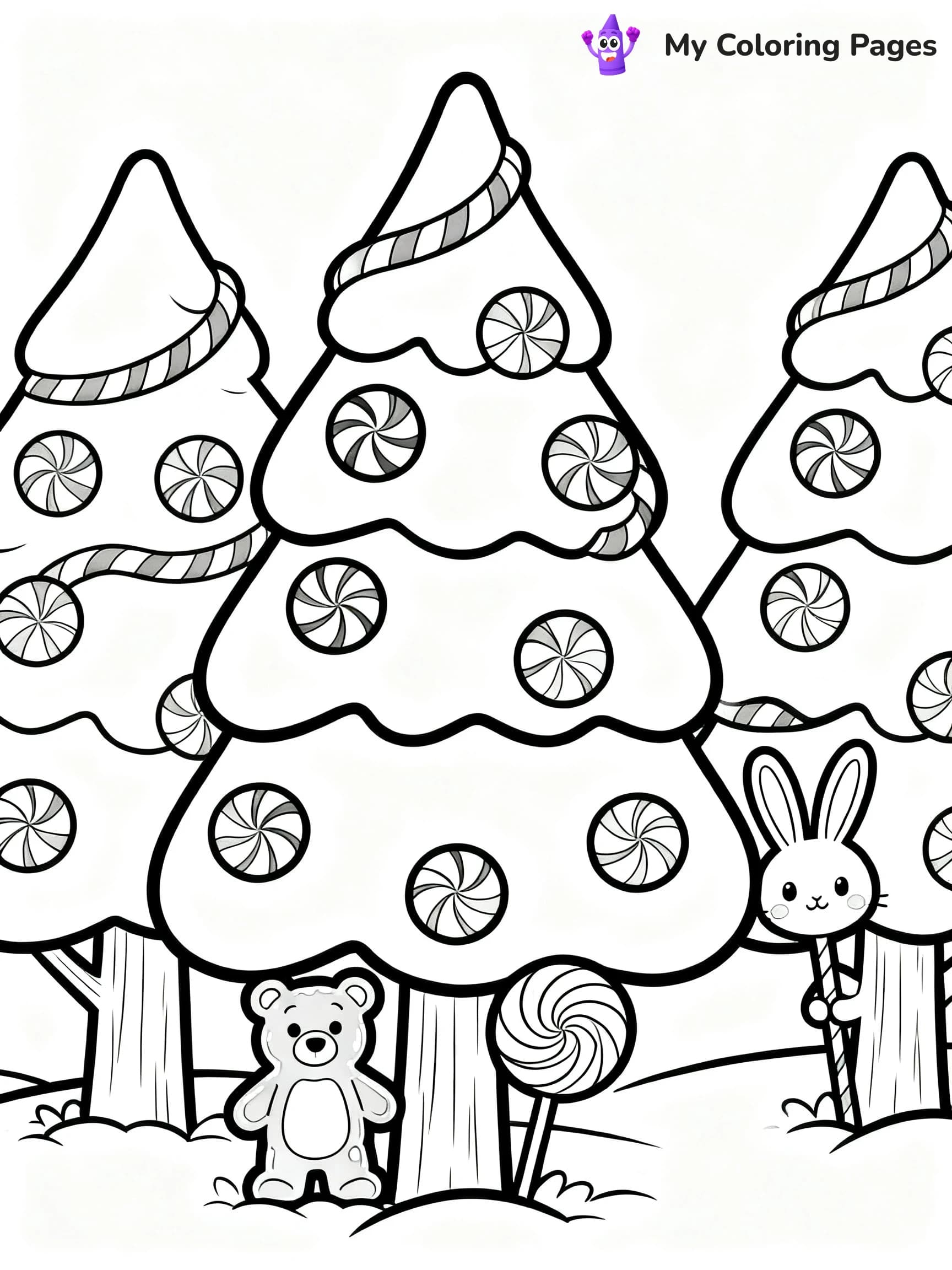 Candyland Coloring Pages - 7
