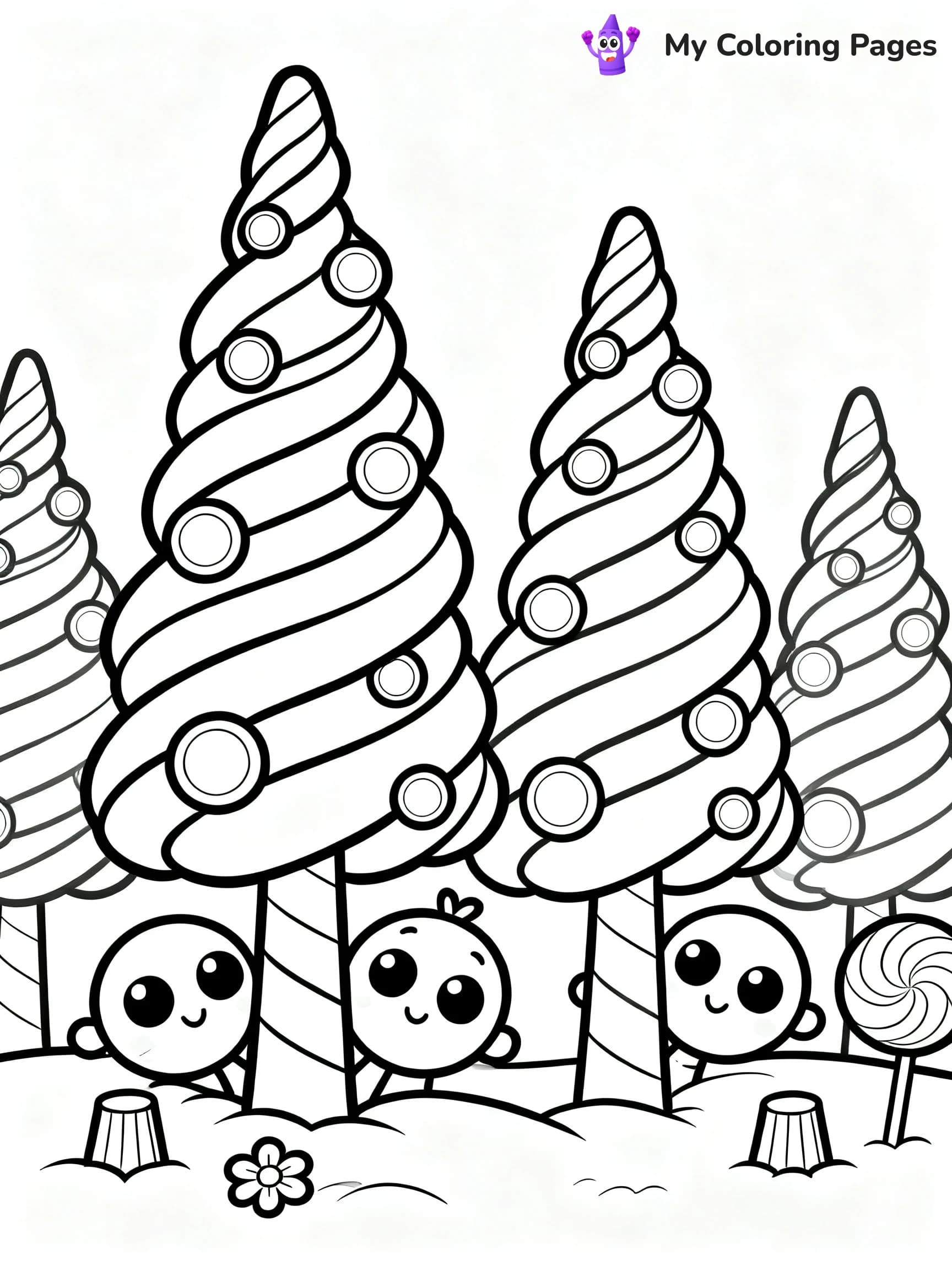 Candyland Coloring Pages - 6