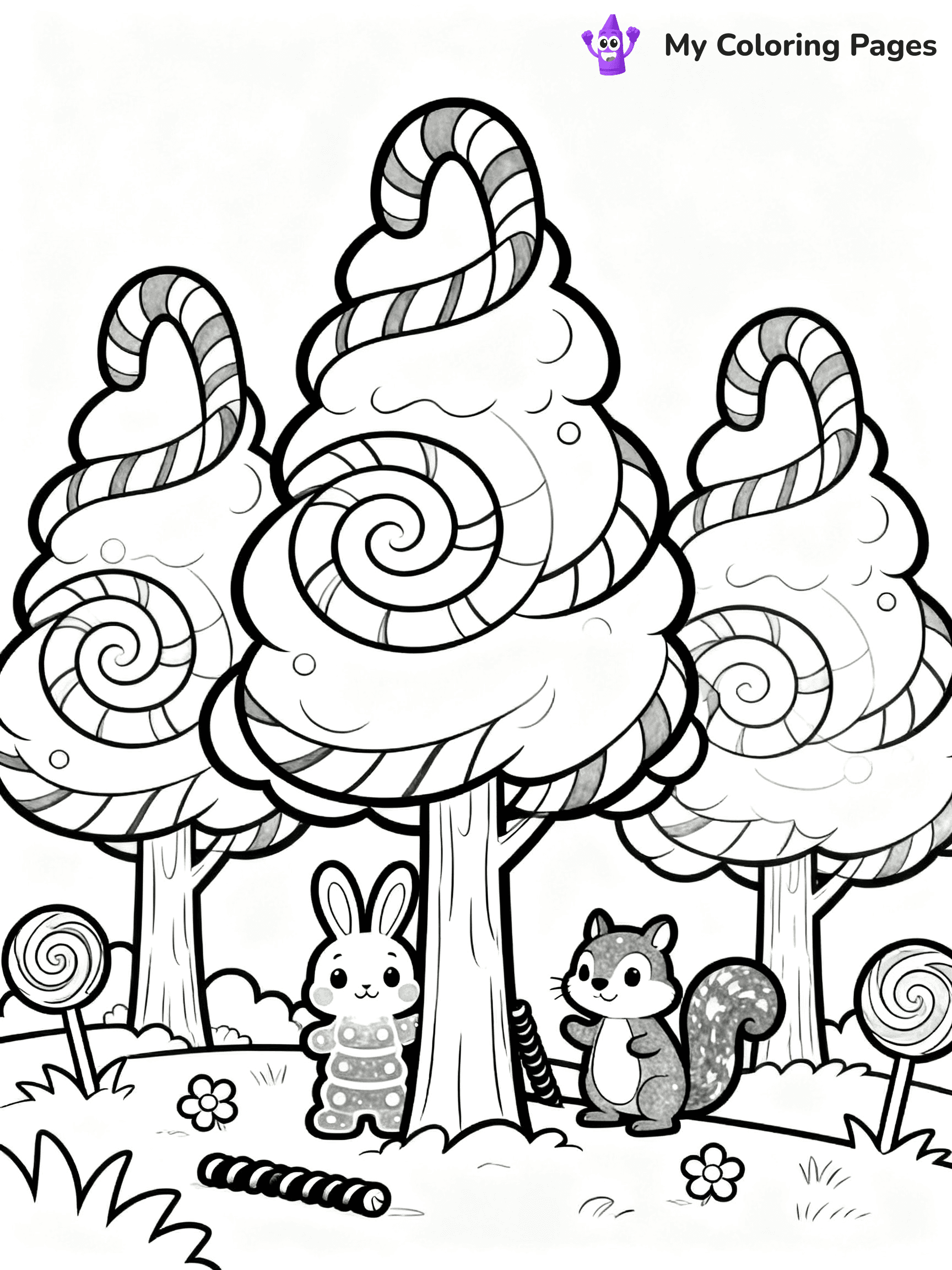 Candyland Coloring Pages - 4