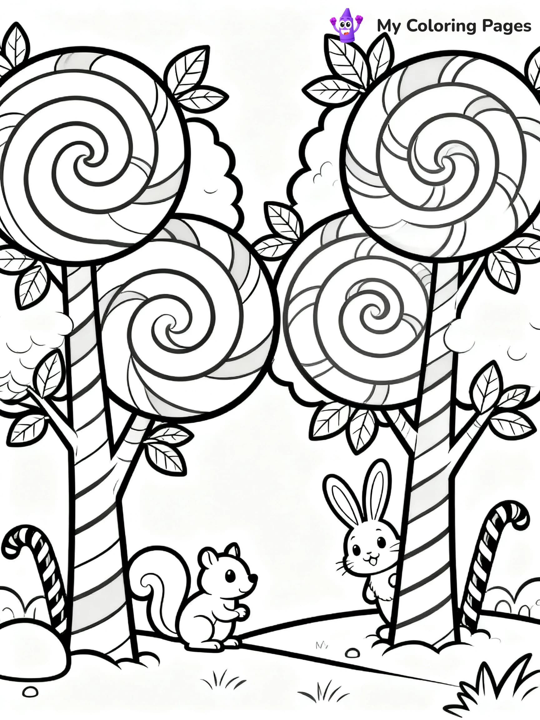 Candyland Coloring Pages - 3
