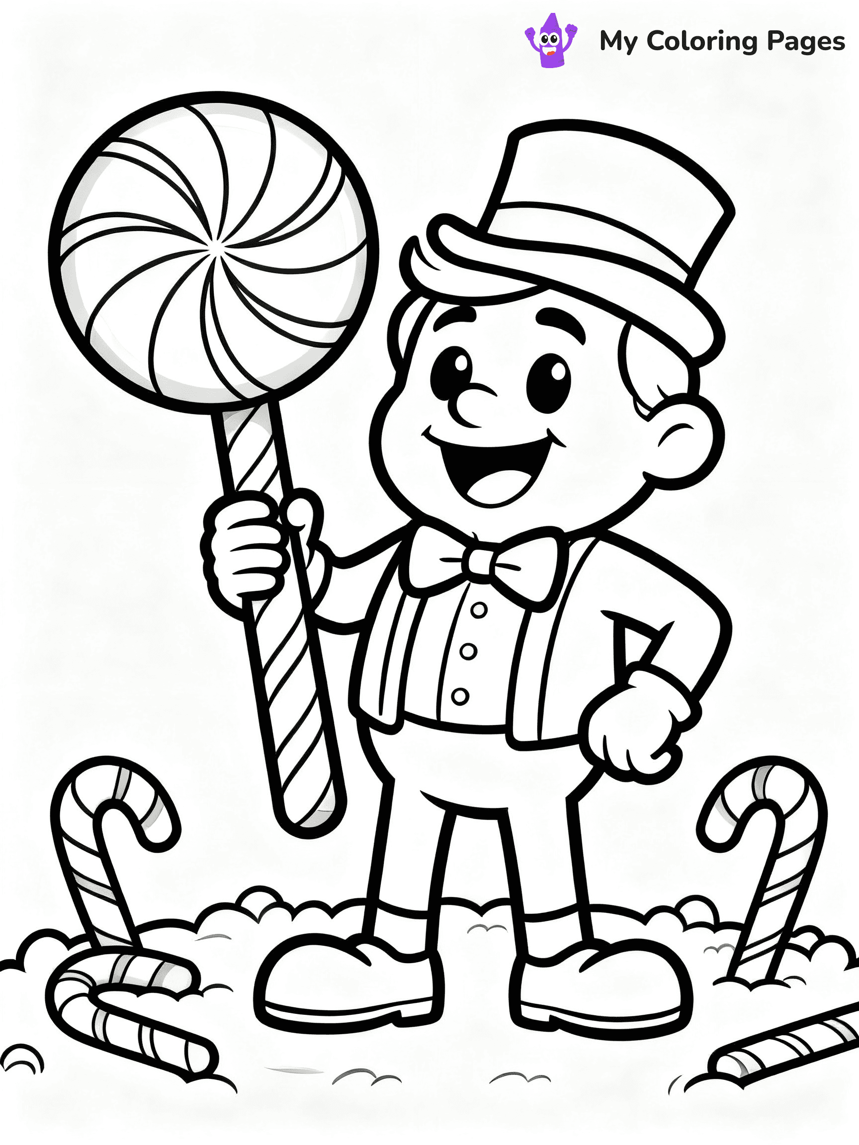Candyland Coloring Pages - 2