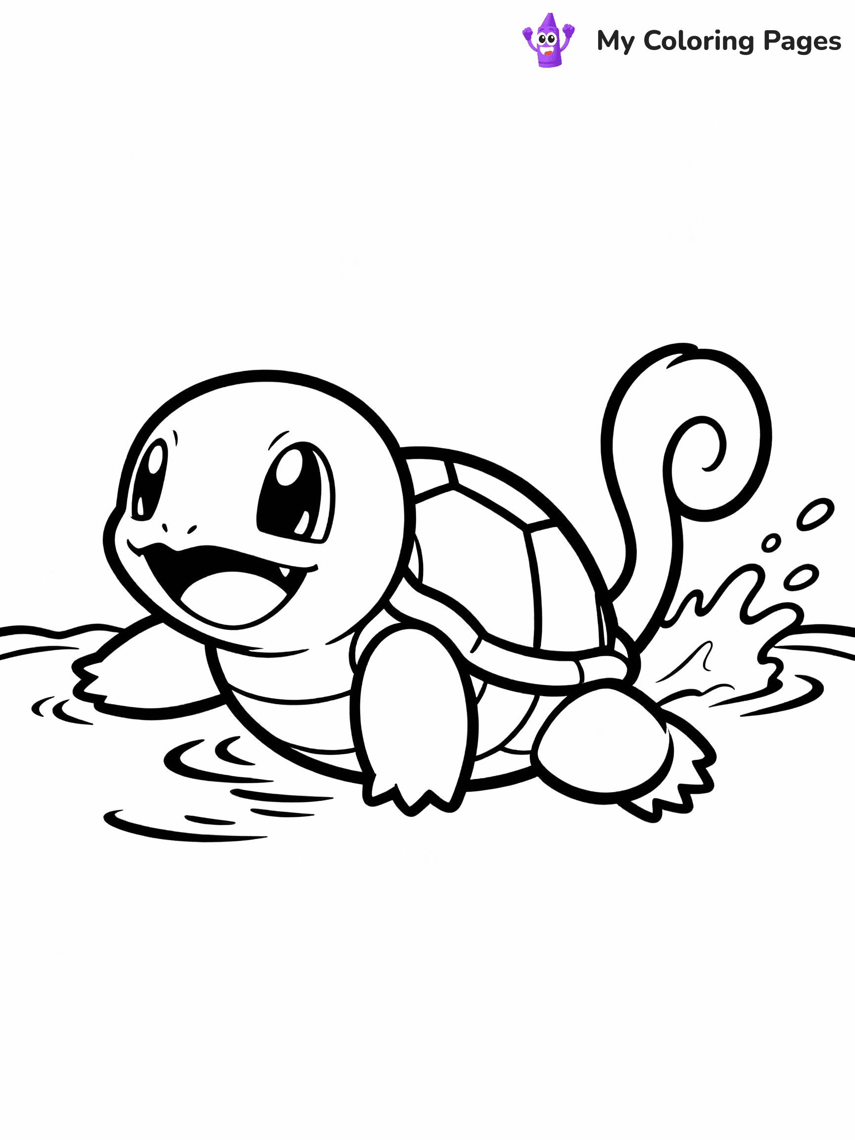 Squirtle Coloring Pages - 27