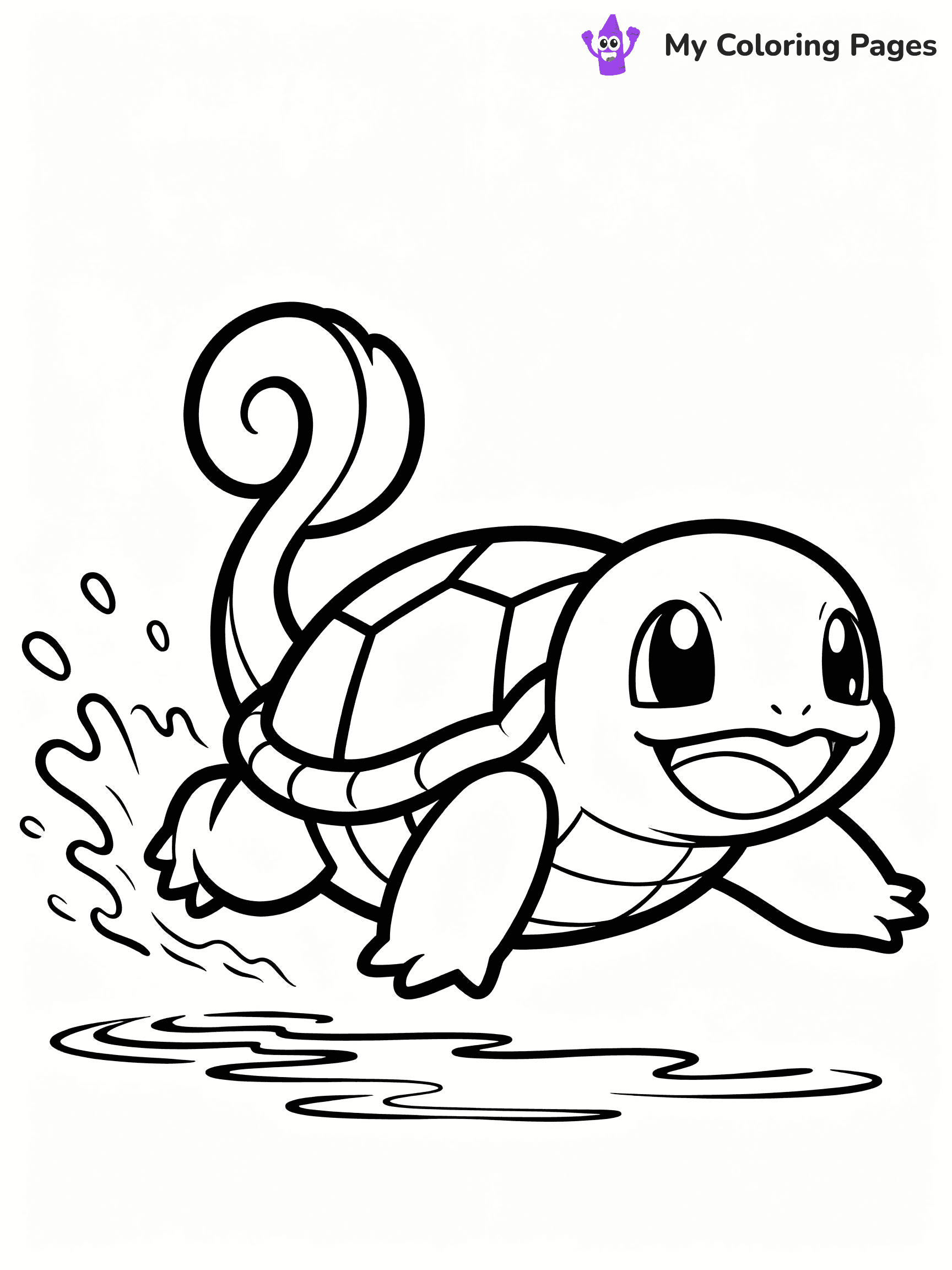 Squirtle Coloring Pages - 23