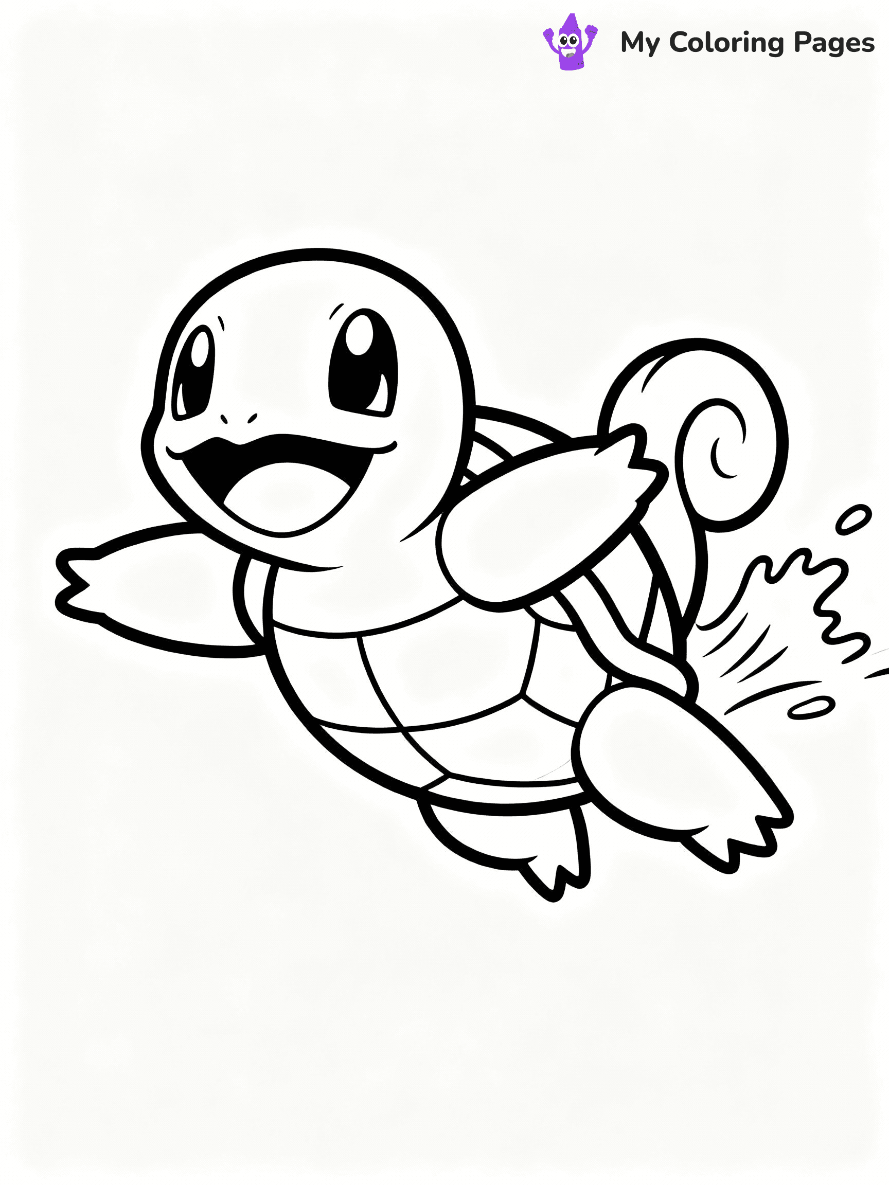 Squirtle Coloring Pages - 22
