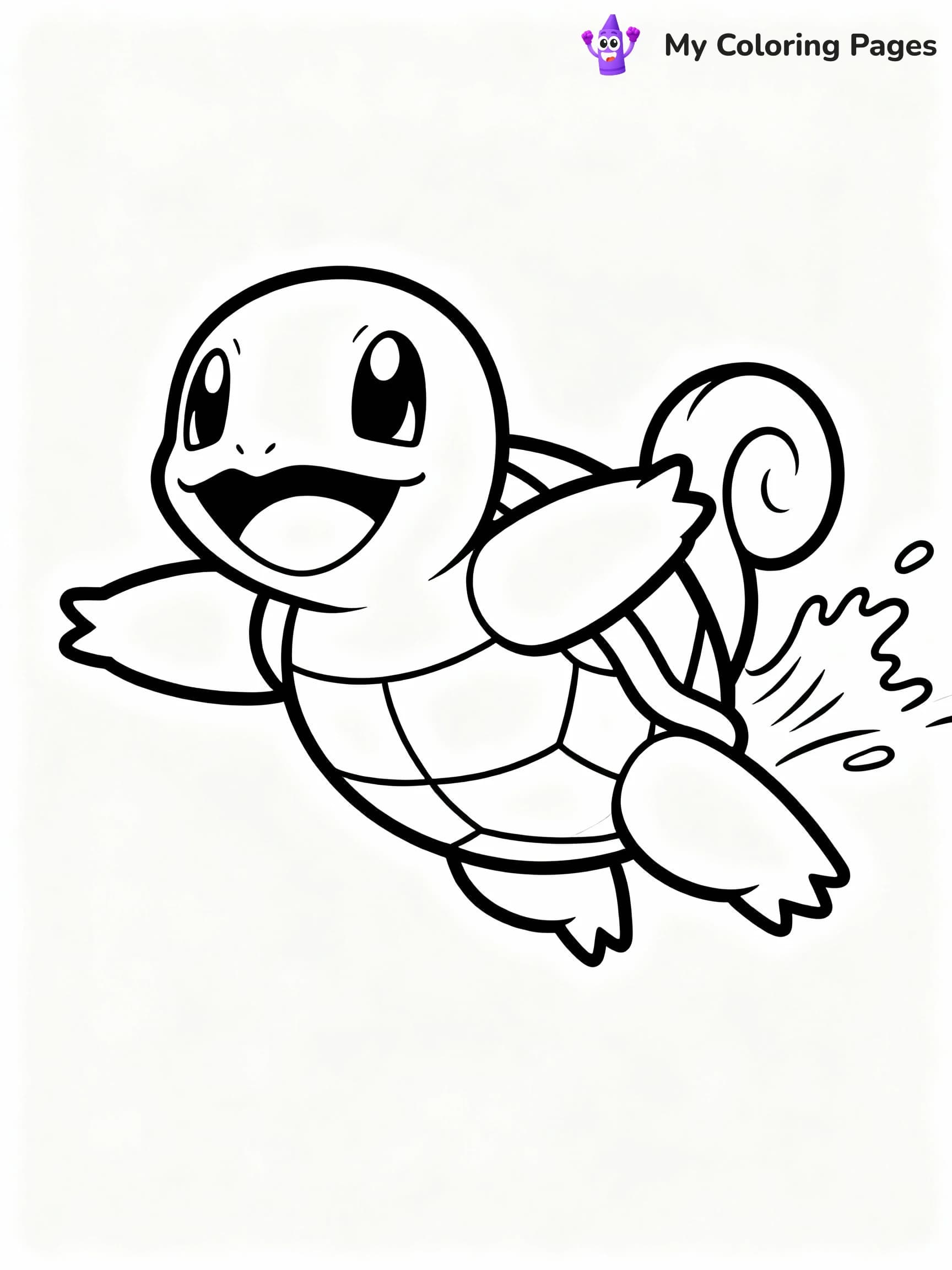 Squirtle Coloring Pages - 22