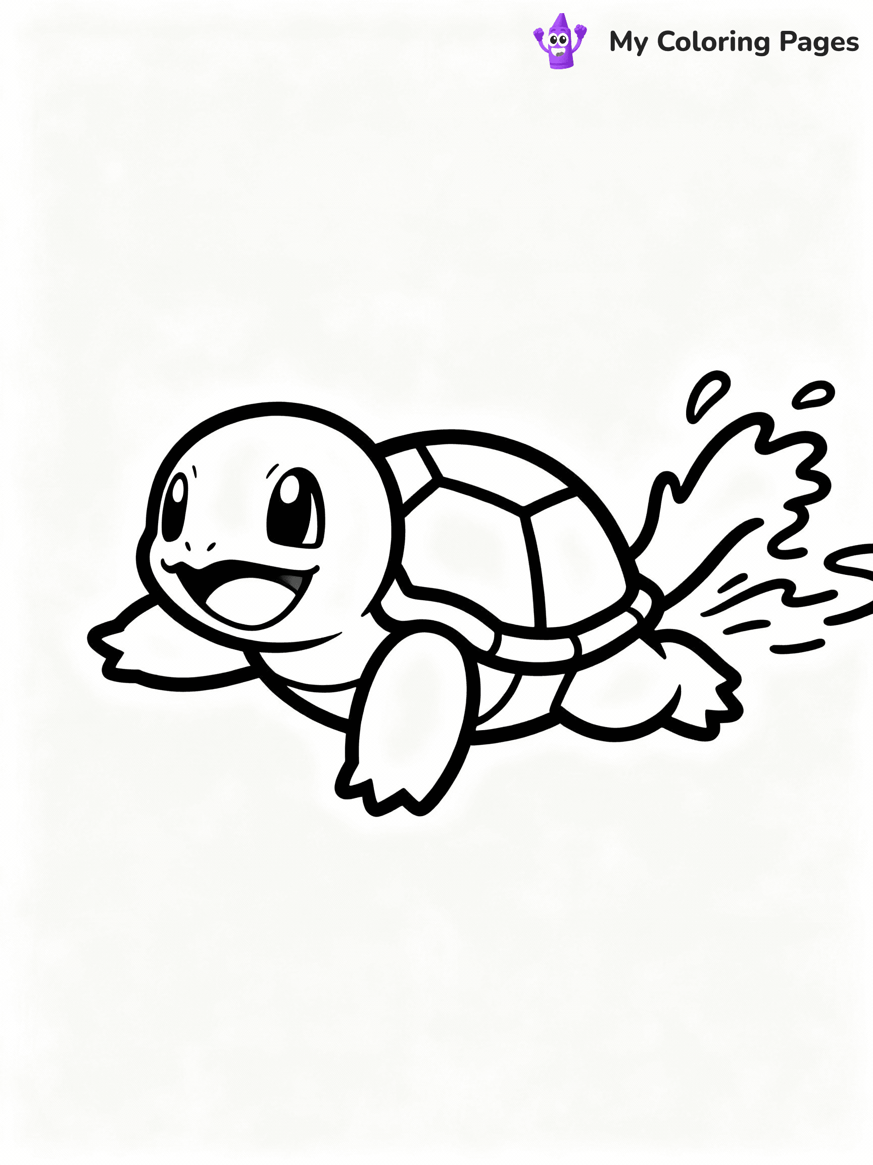 Squirtle Coloring Pages - 21