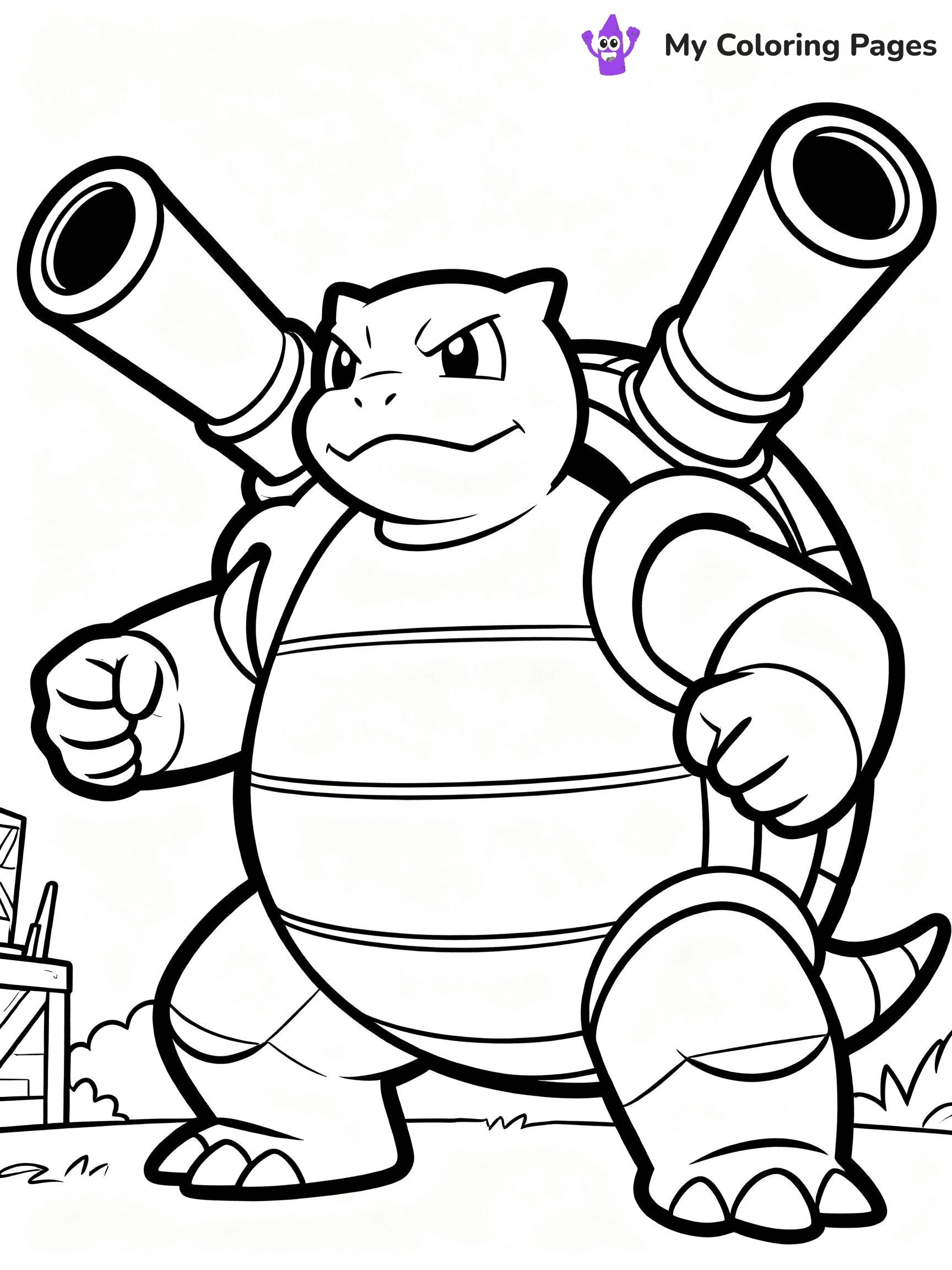 Squirtle Coloring Pages - 19