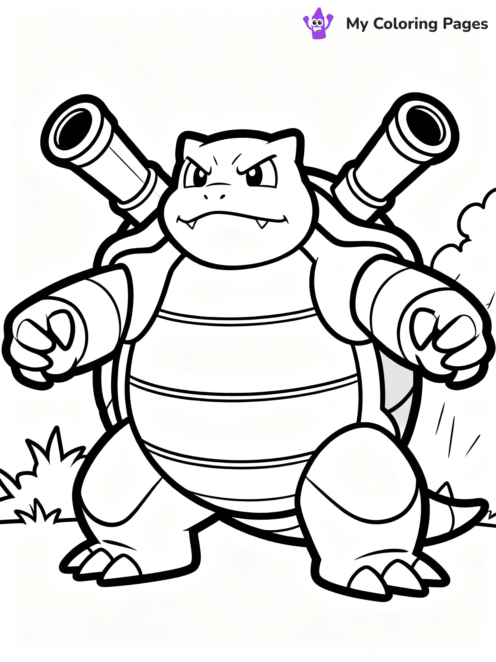 Squirtle Coloring Pages - 18