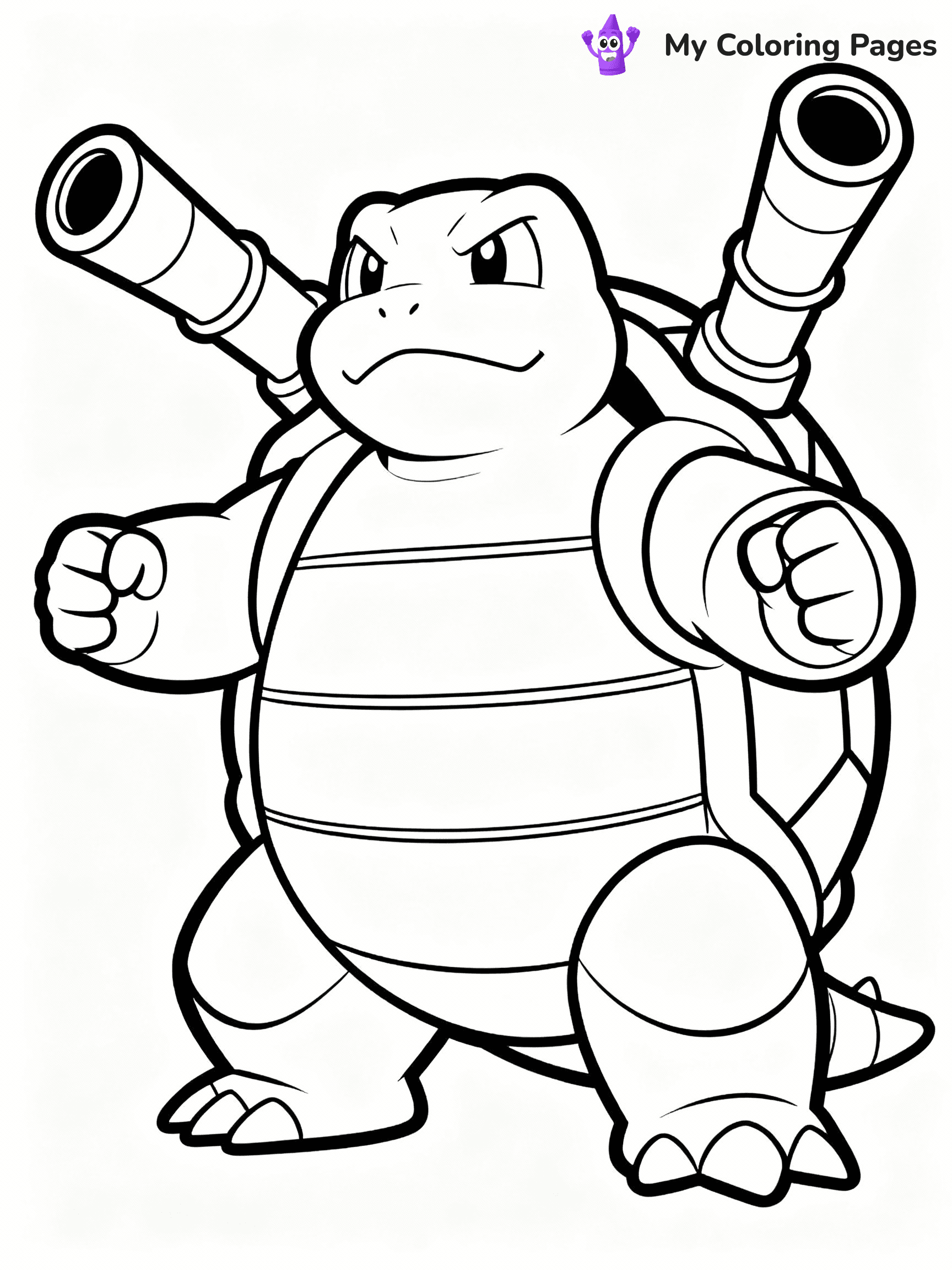 Squirtle Coloring Pages - 16