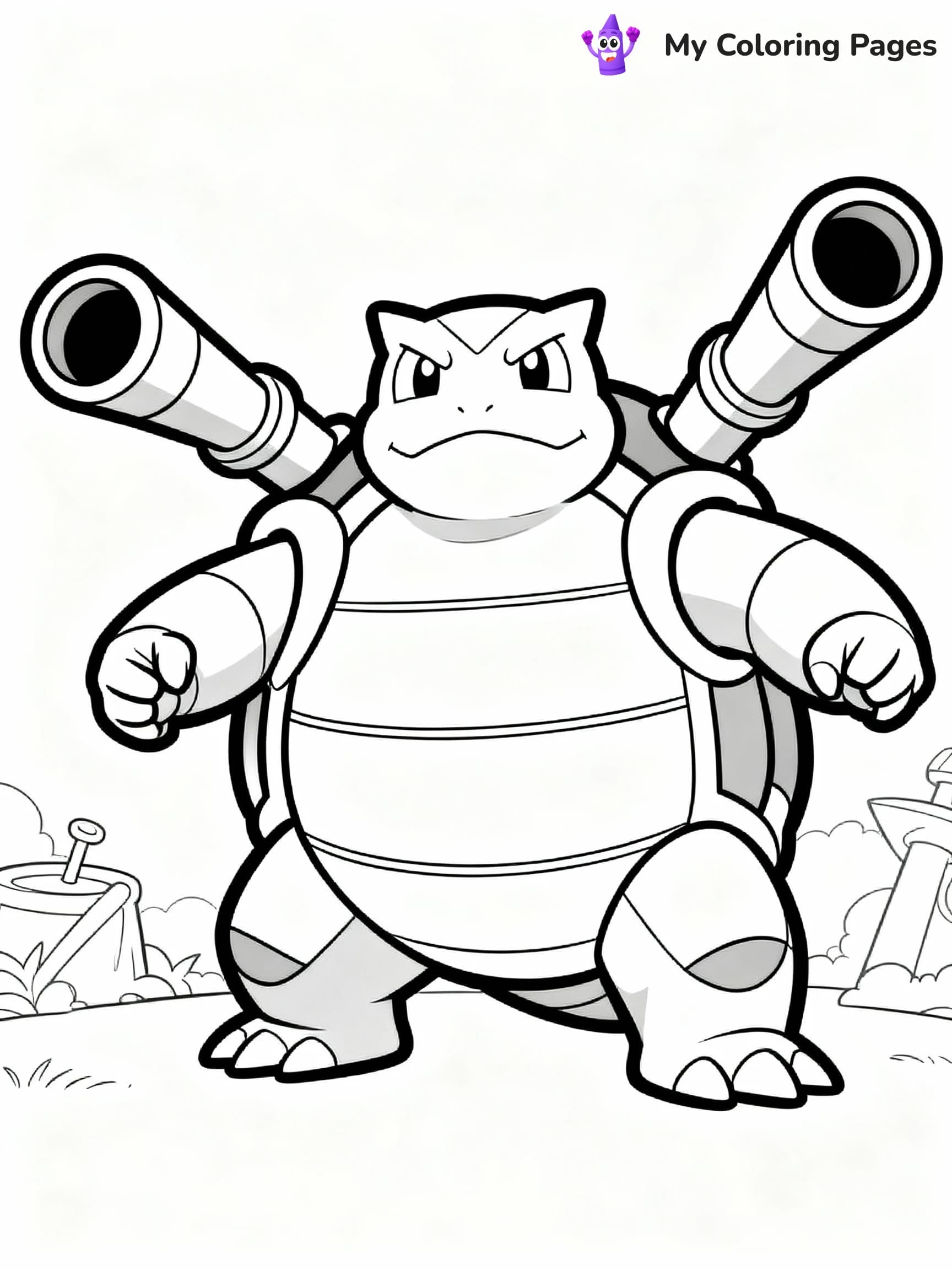 Squirtle Coloring Pages - 15