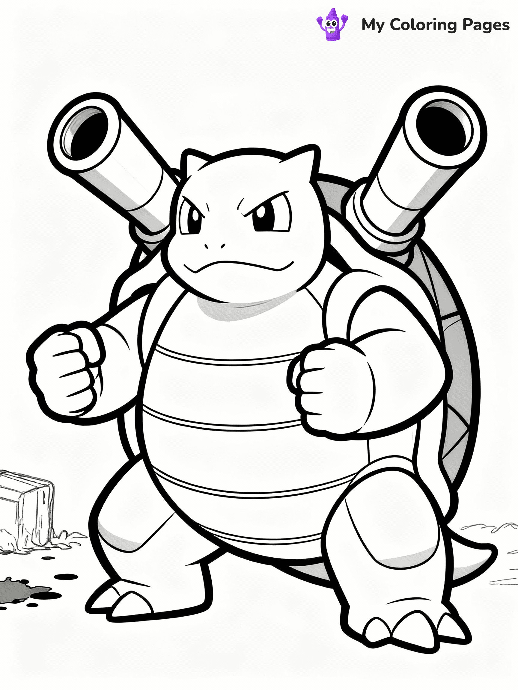 Squirtle Coloring Pages - 14