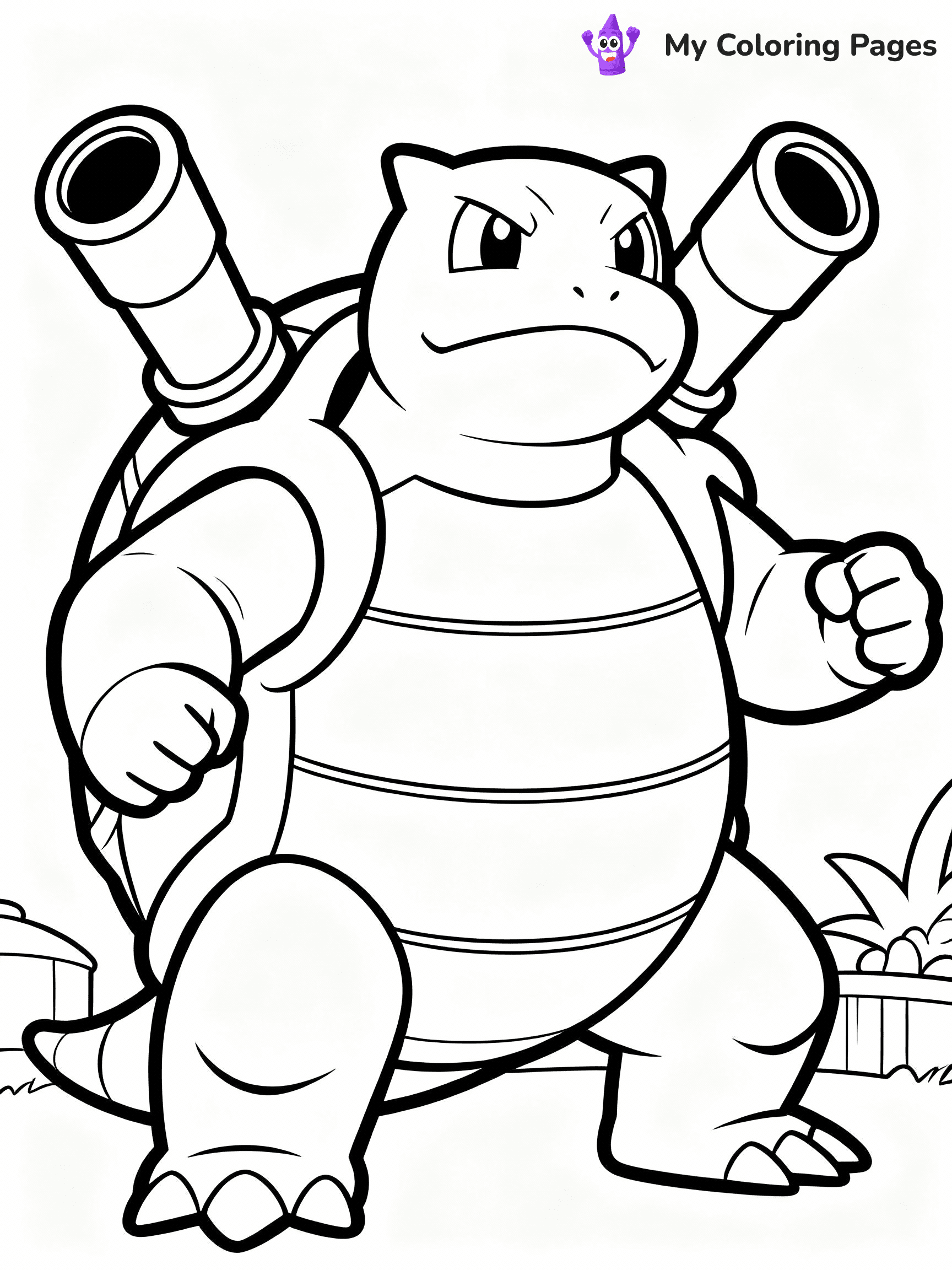 Squirtle Coloring Pages - 13