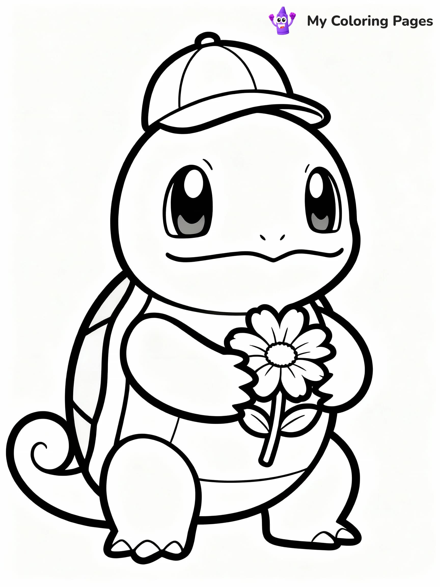 Squirtle Coloring Pages - 12