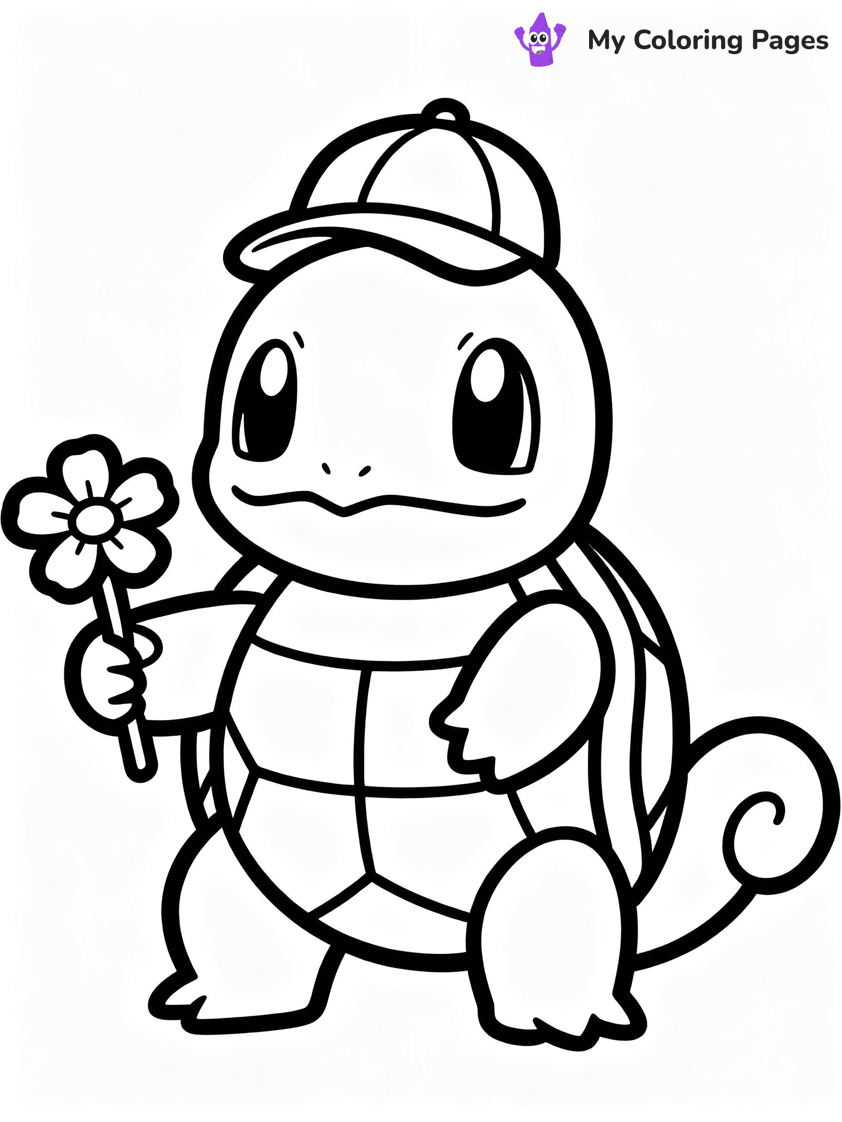 Squirtle Coloring Pages - 9