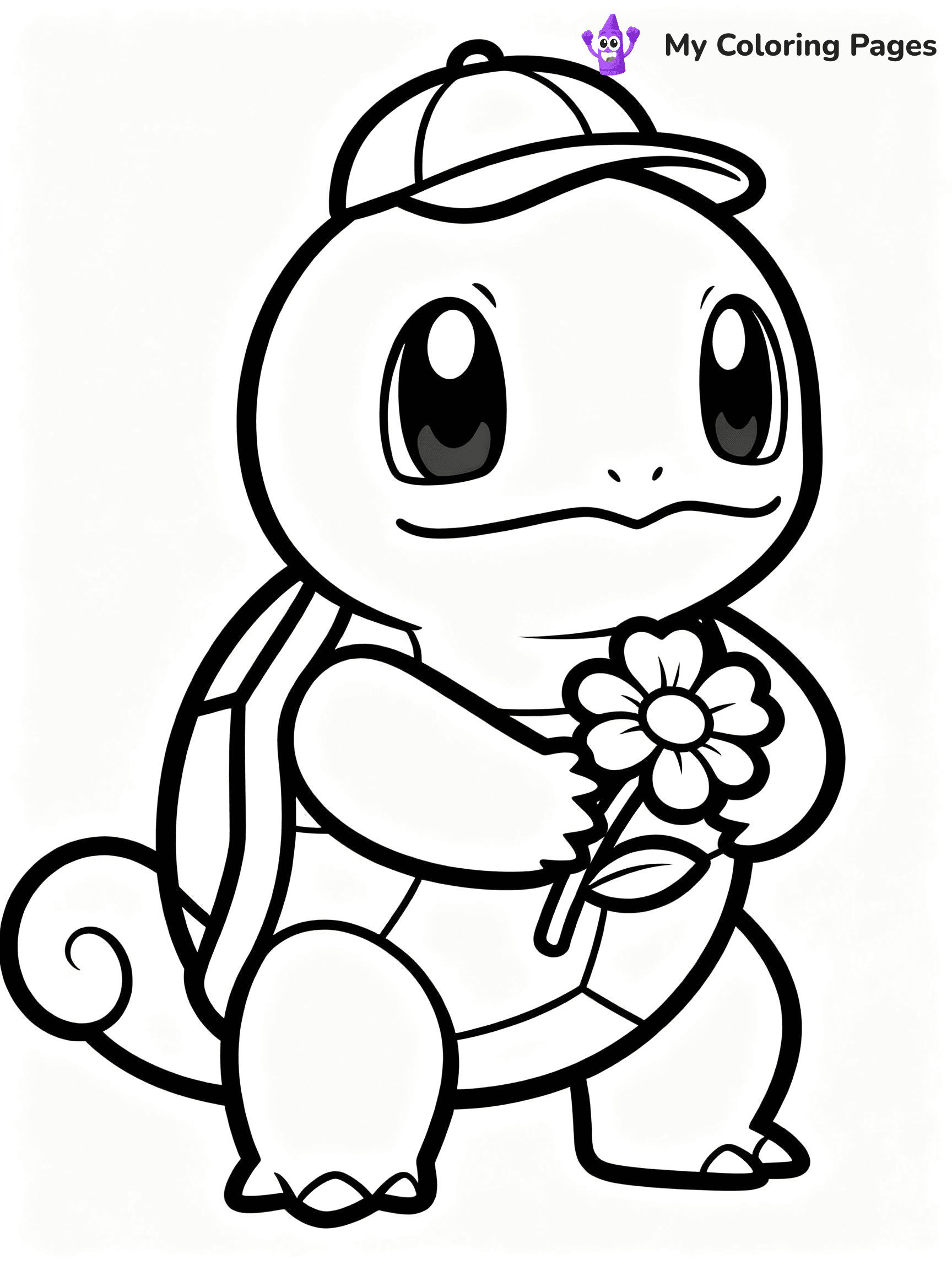 Squirtle Coloring Pages - 8