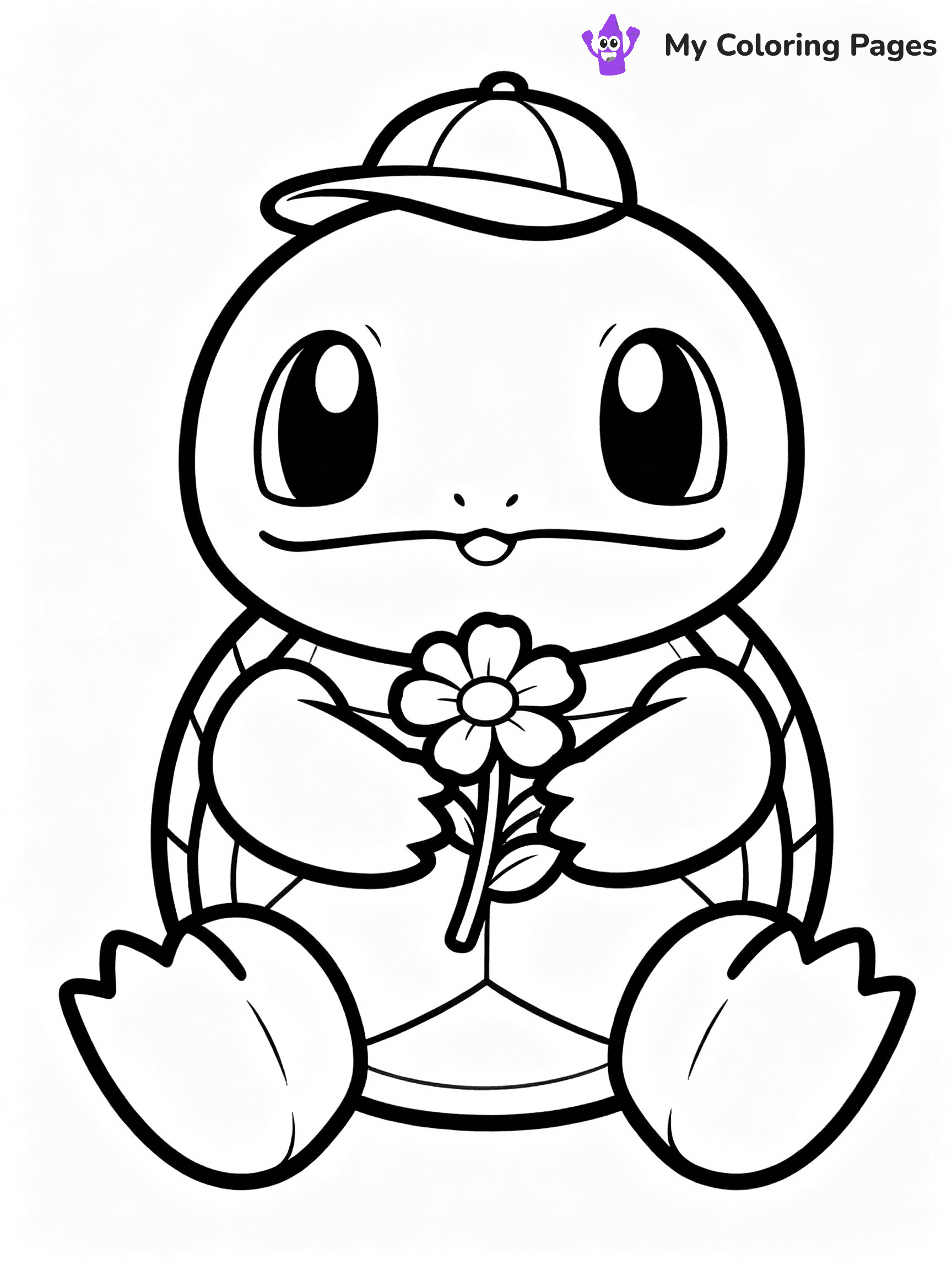 Squirtle Coloring Pages - 7