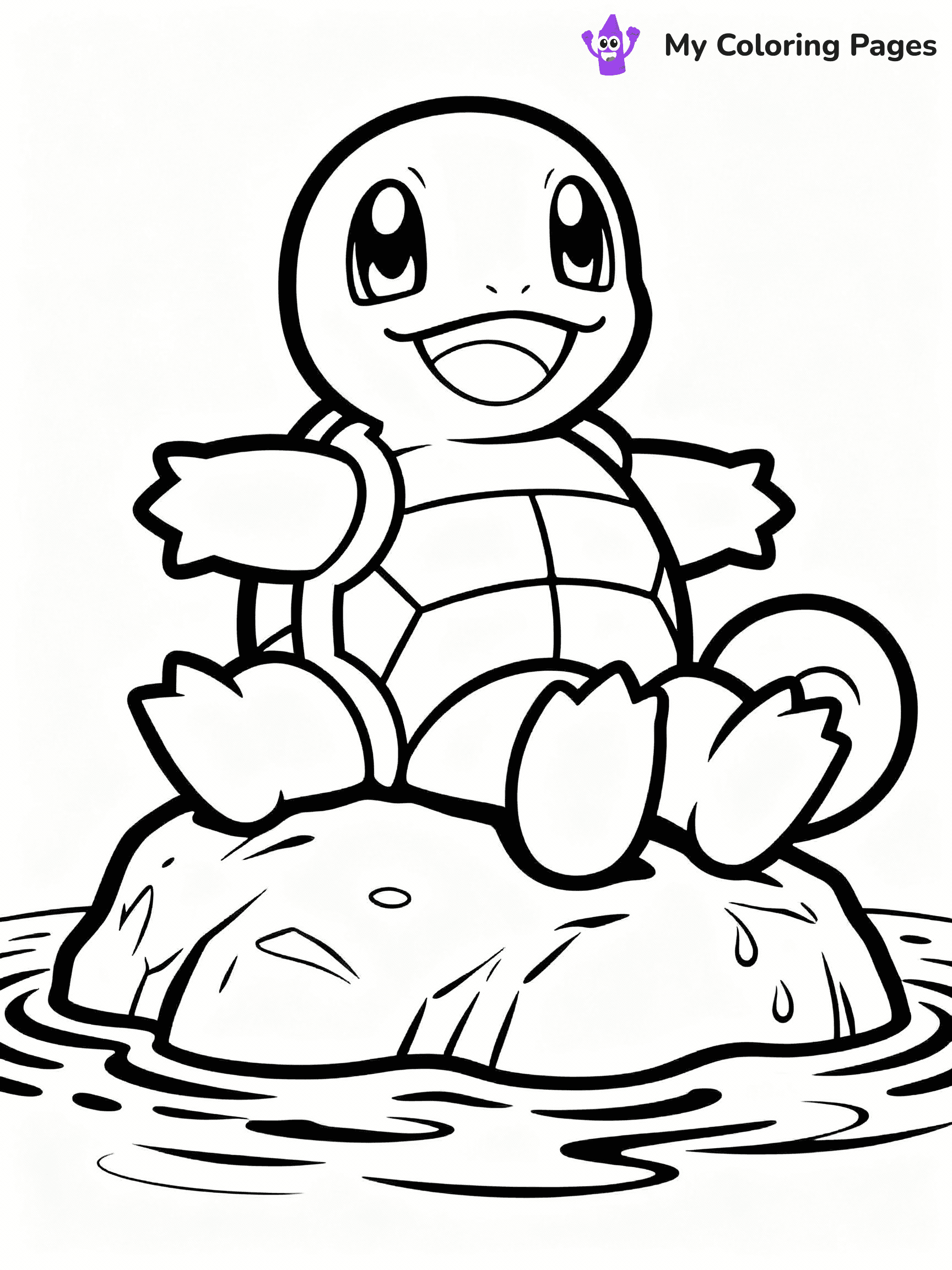 Squirtle Coloring Pages - 6