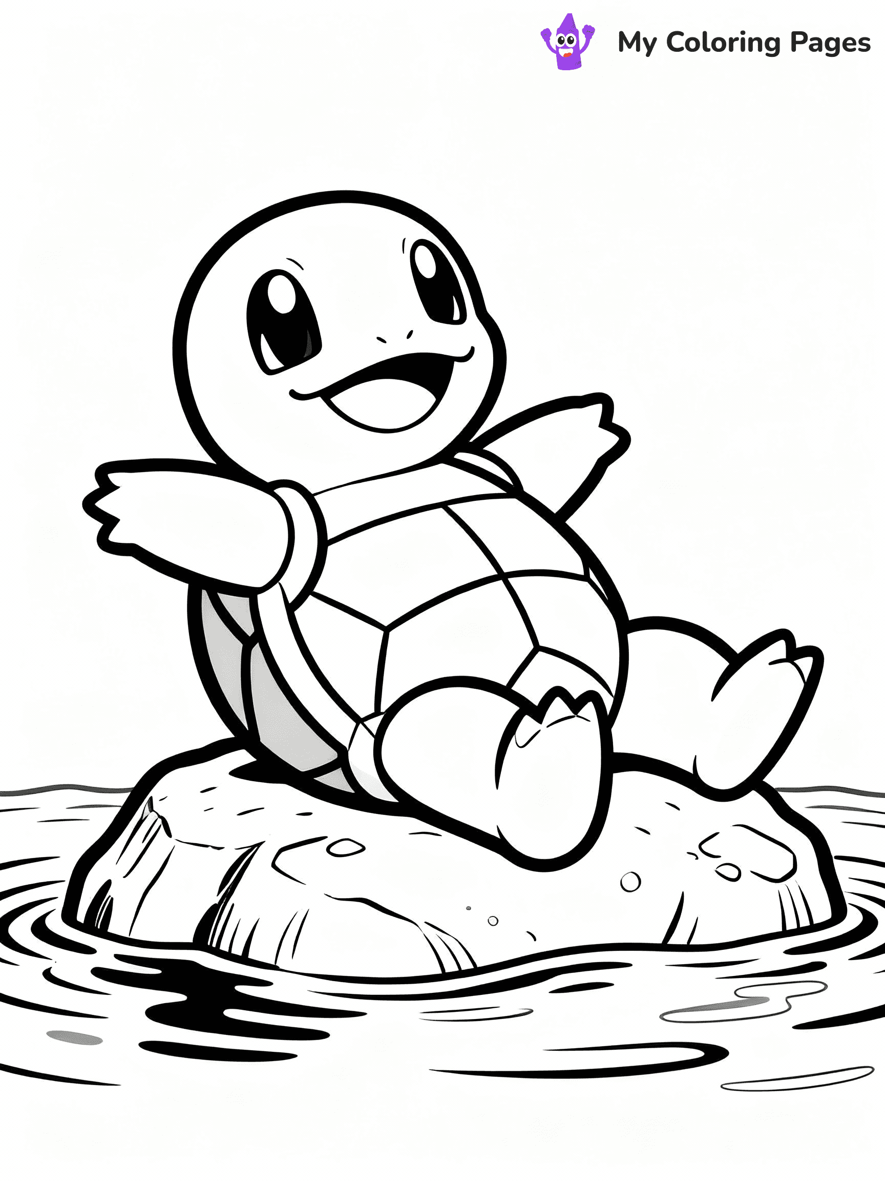 Squirtle Coloring Pages - 5