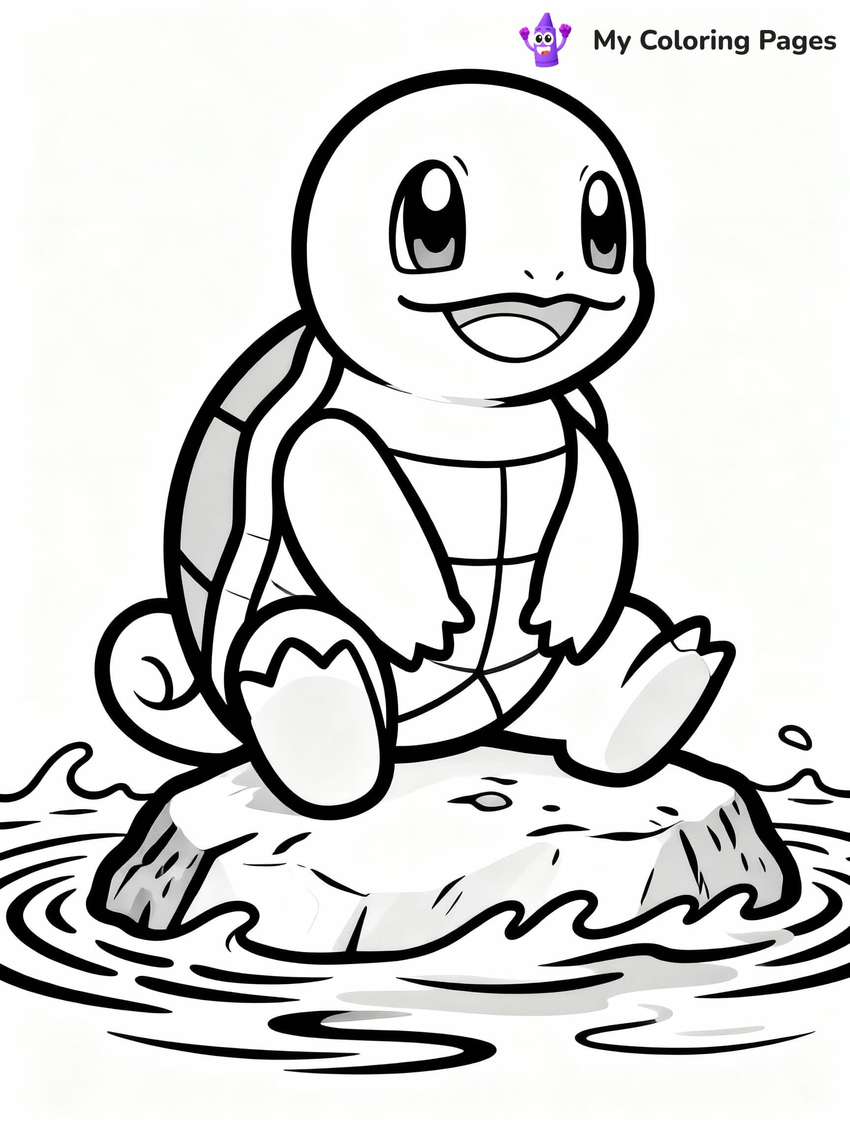 Squirtle Coloring Pages - 4