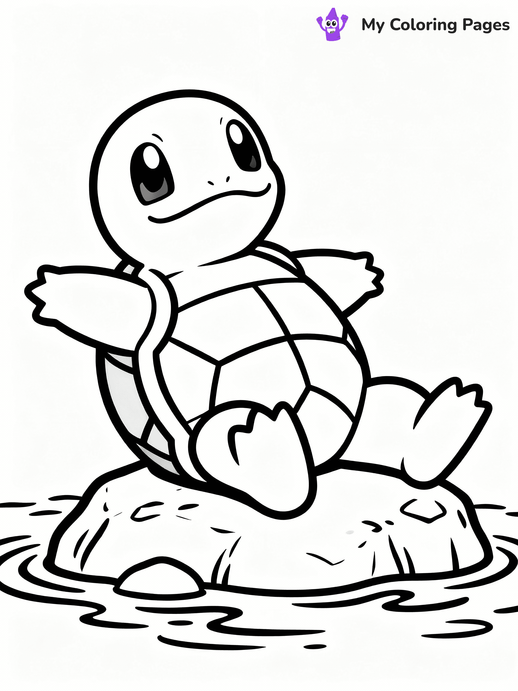 Squirtle Coloring Pages - 3