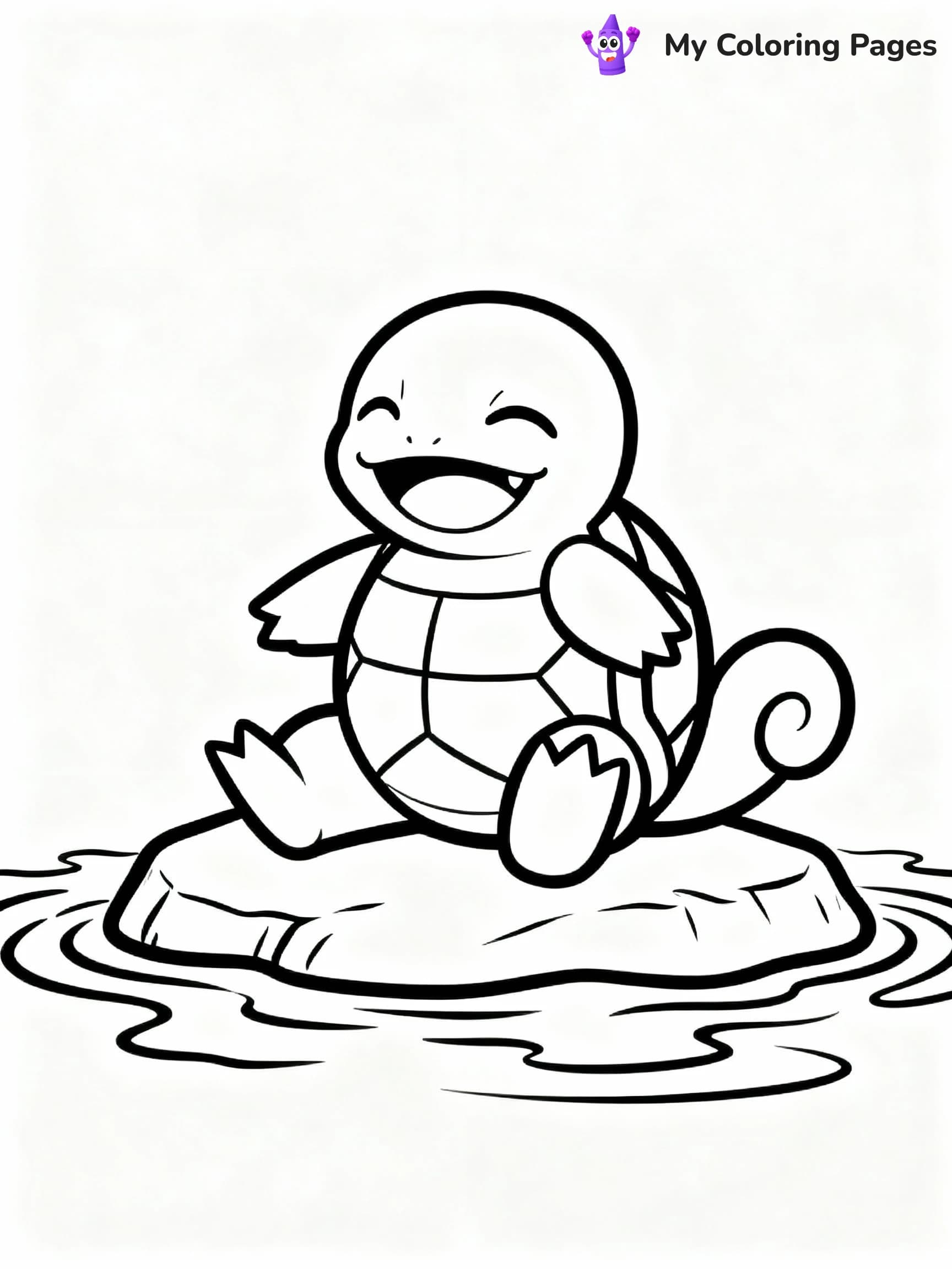 Squirtle Coloring Pages - 2