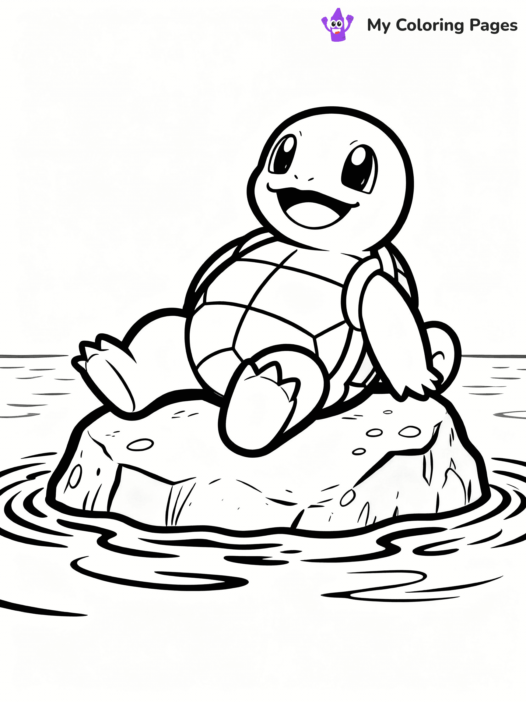 Squirtle Coloring Pages - 1