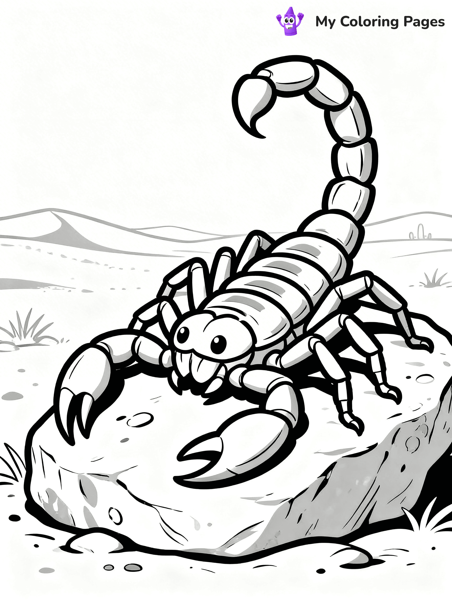 Scorpion Coloring Pages - 48