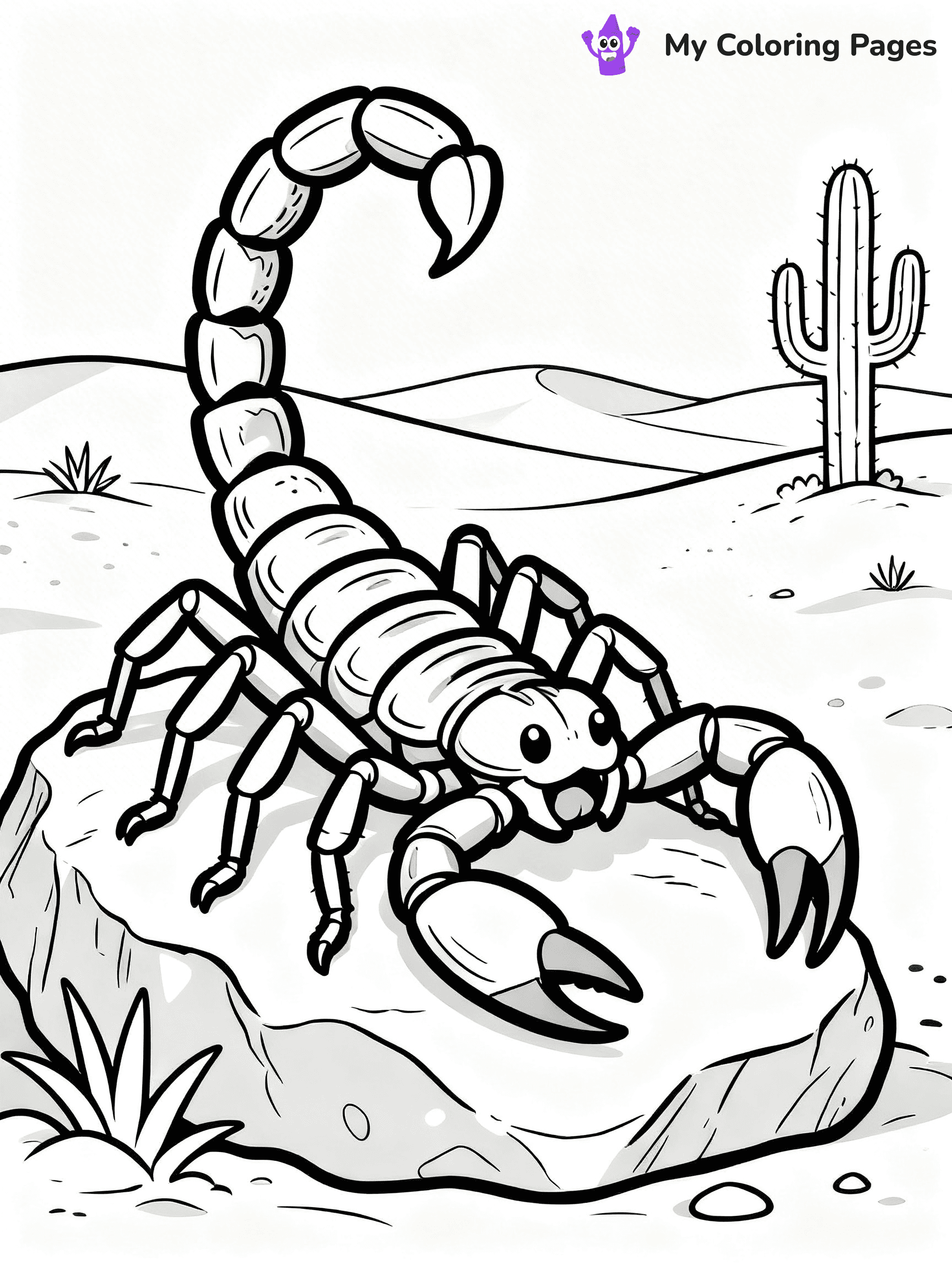 Scorpion Coloring Pages - 45