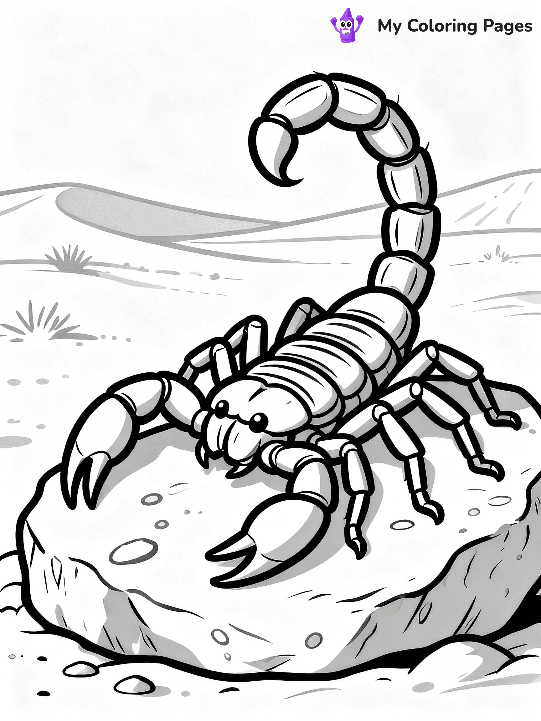 Scorpion Coloring Pages - 44
