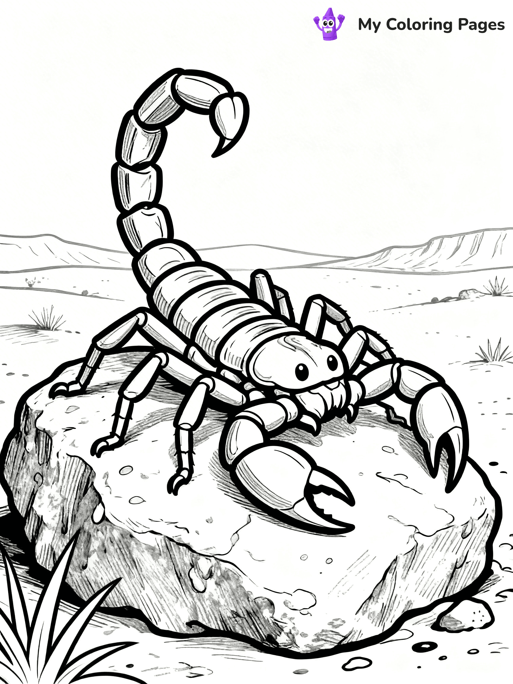 Scorpion Coloring Pages - 42